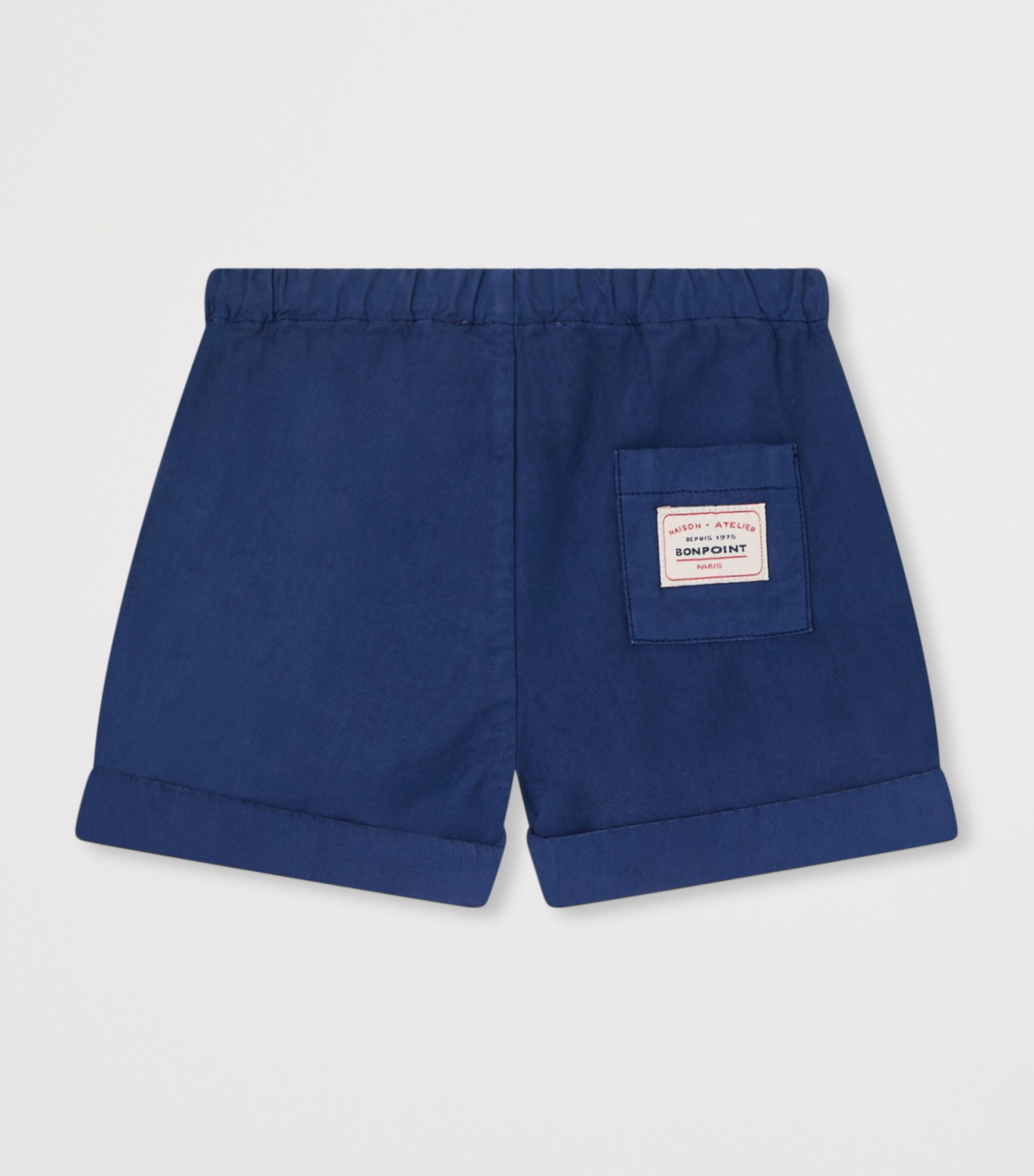 Bonpoint Organic Cotton Ecady Shorts (6-18 Months) Indigo Image 2