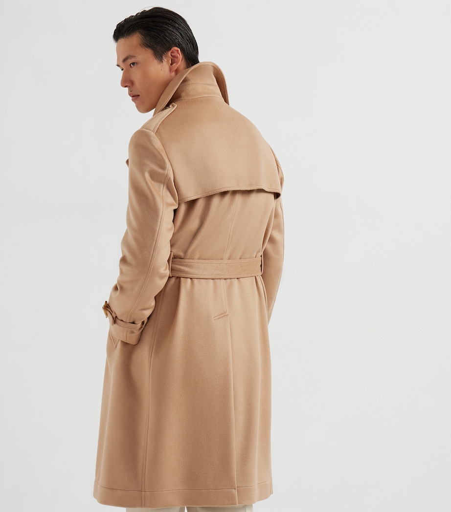 Cashmere Belted Trench Coat C001 Image 4