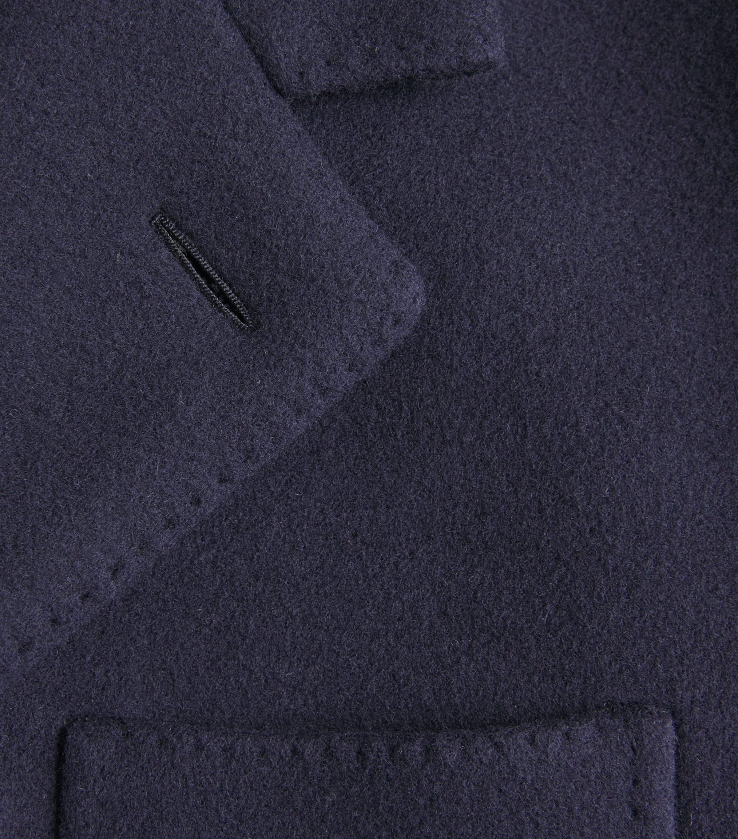 Wool-Blend Kent Overcoat NAVY Image 5