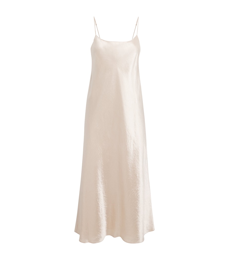 Sleeveless Slip Midi Dress 281CMG CHAMPAGNE Image 1