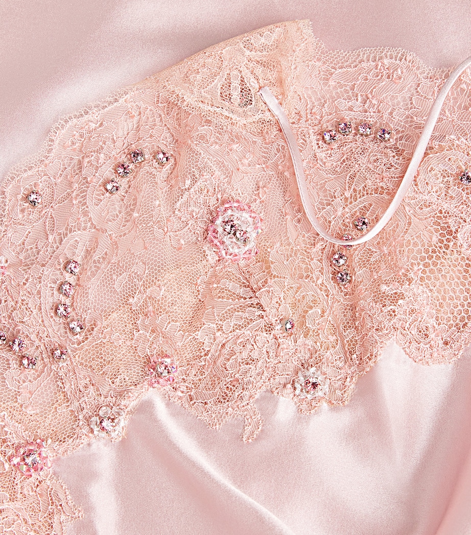 Silk Embellished Slip Dress PALE PINK/PALE Image 5