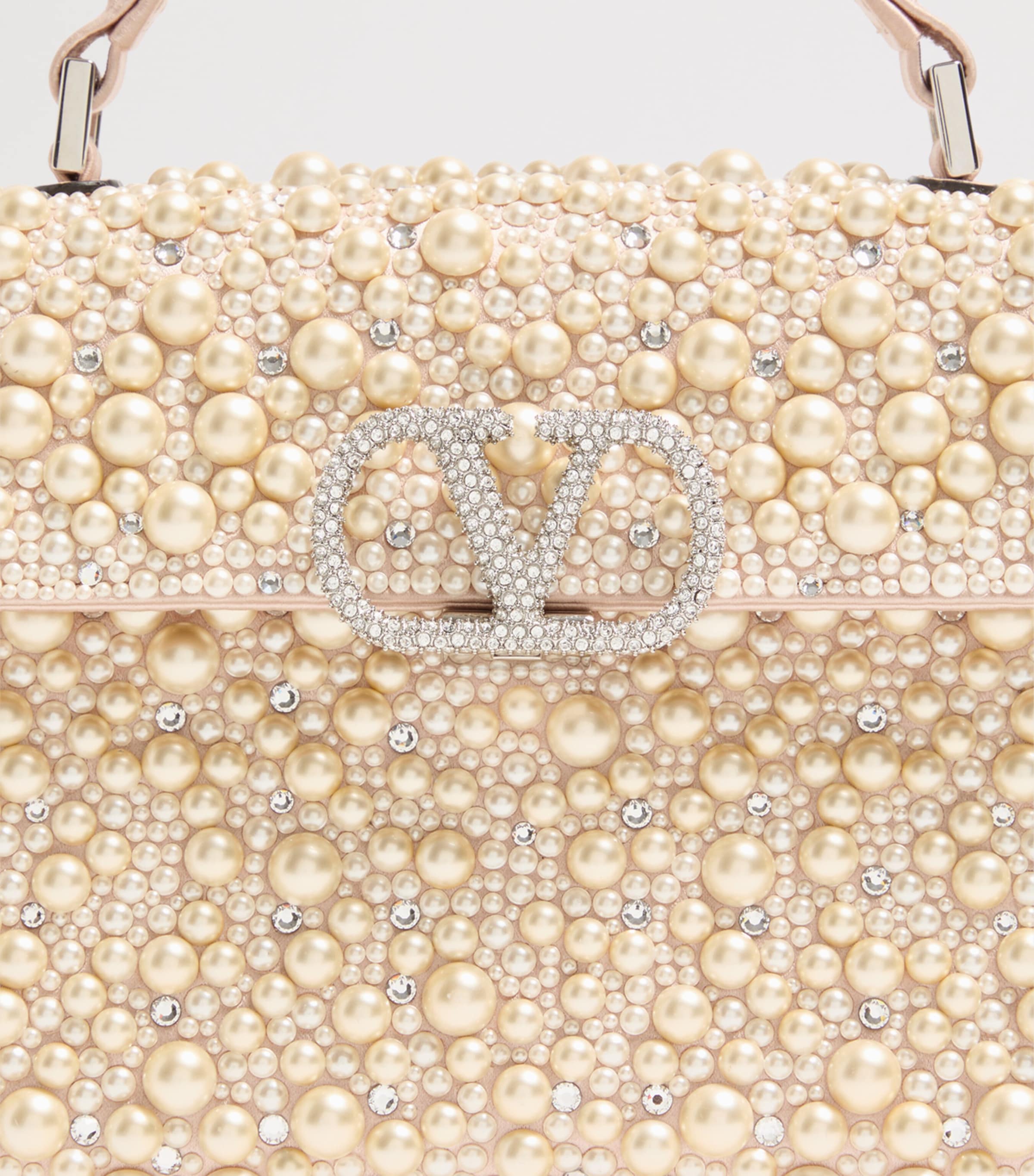 Valentino Garavani Mini Pearl-Embellished VSLING Top-Handle Bag Ddy Image 8
