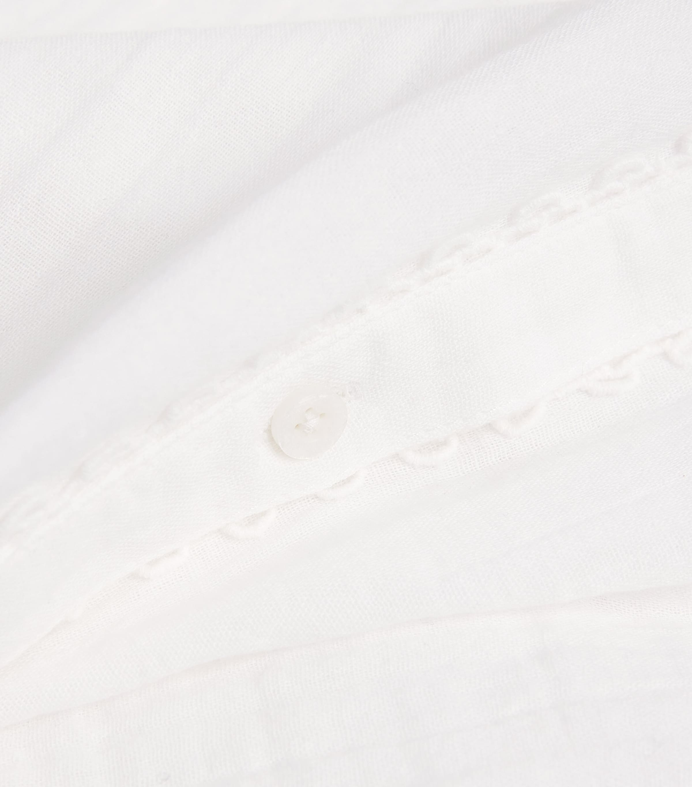 ME+EM Womens Cotton Cheesecloth Blouse White Image 6