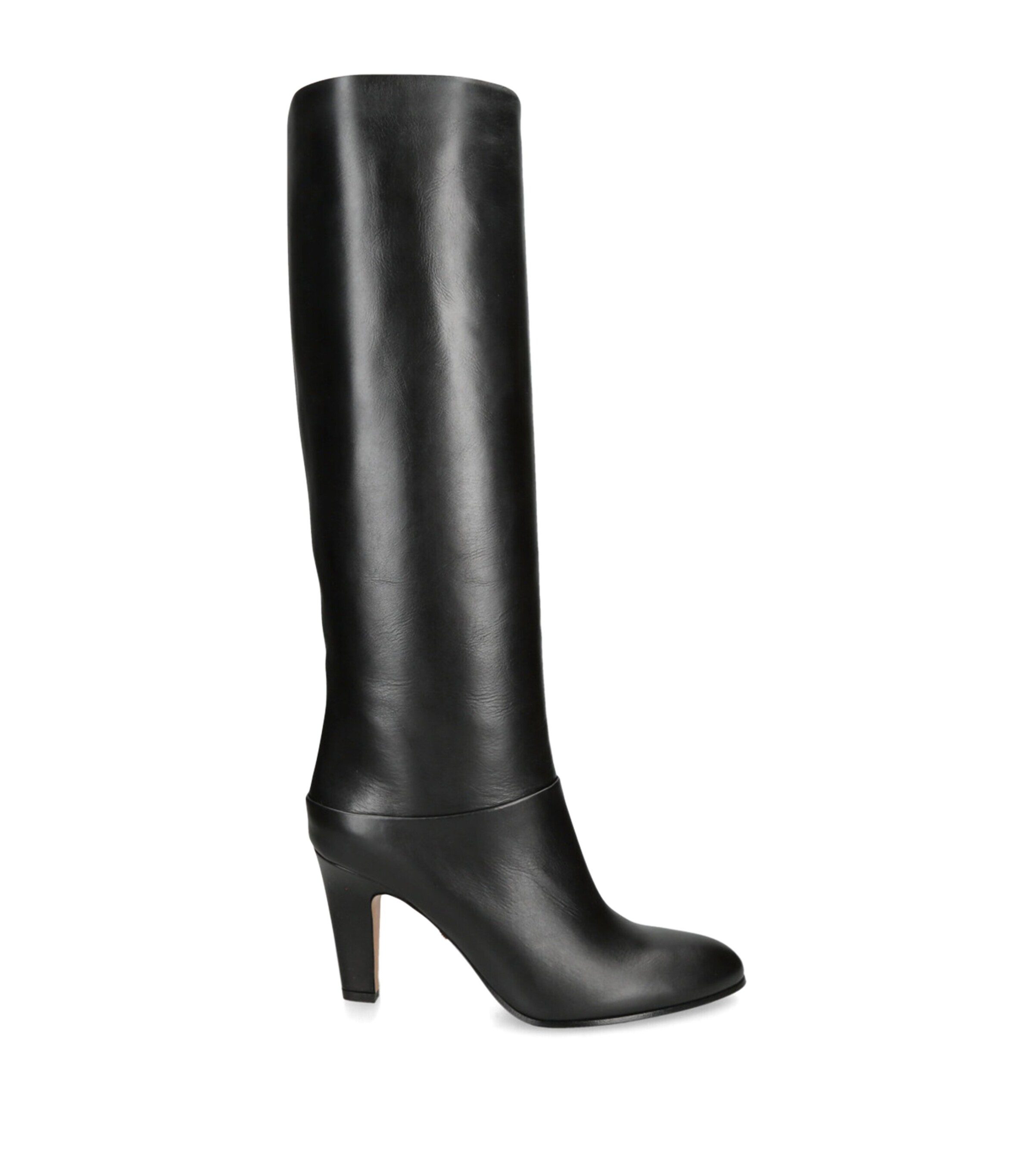 Chloé Leather Eve Knee-High Boots 85 Black Image 1