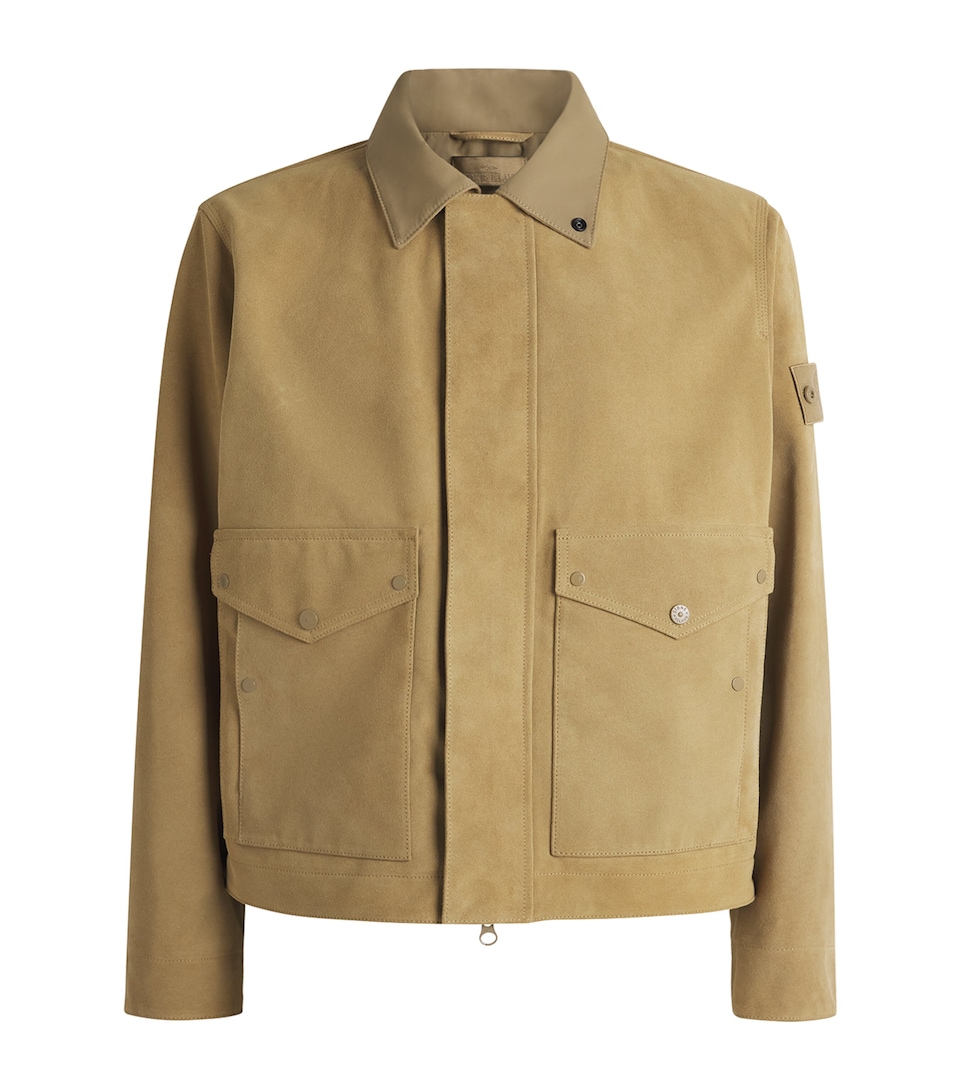 Stone Island GHOST PIECE Split Leather Jacket