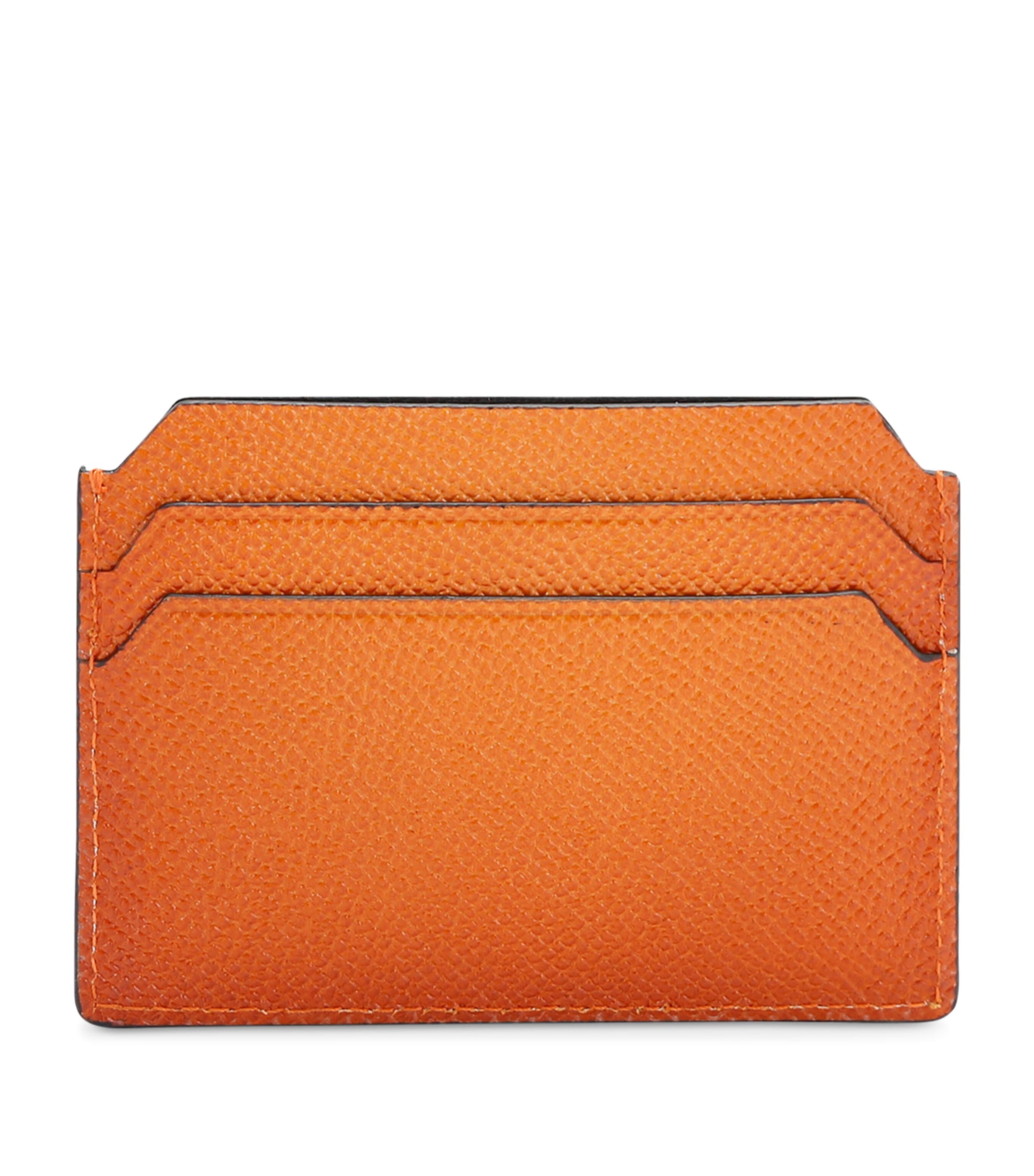 Leather Card Holder ORANGE Image 2