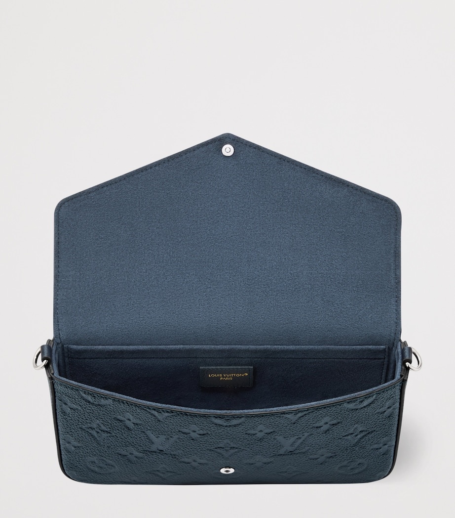 Leather Pochette Félicie Pouch SHIMMERY INK Image 4