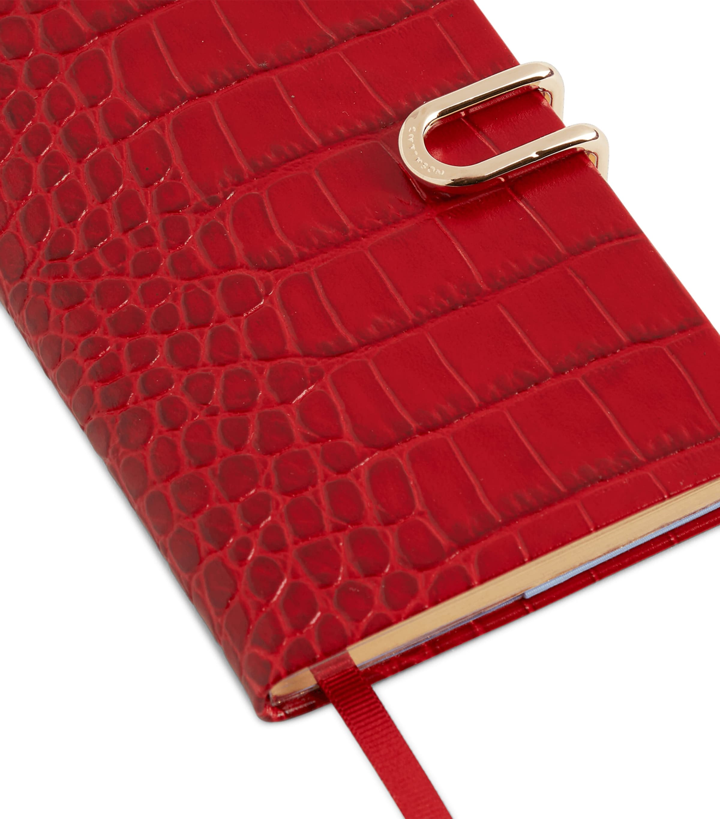 Smythson Leather Panama Weekly Diary 2027 Red Image 5