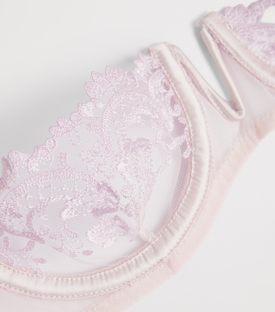 Kiki de Montparnasse Womens Lace Juliette Balconette Bra Blossom Image 4