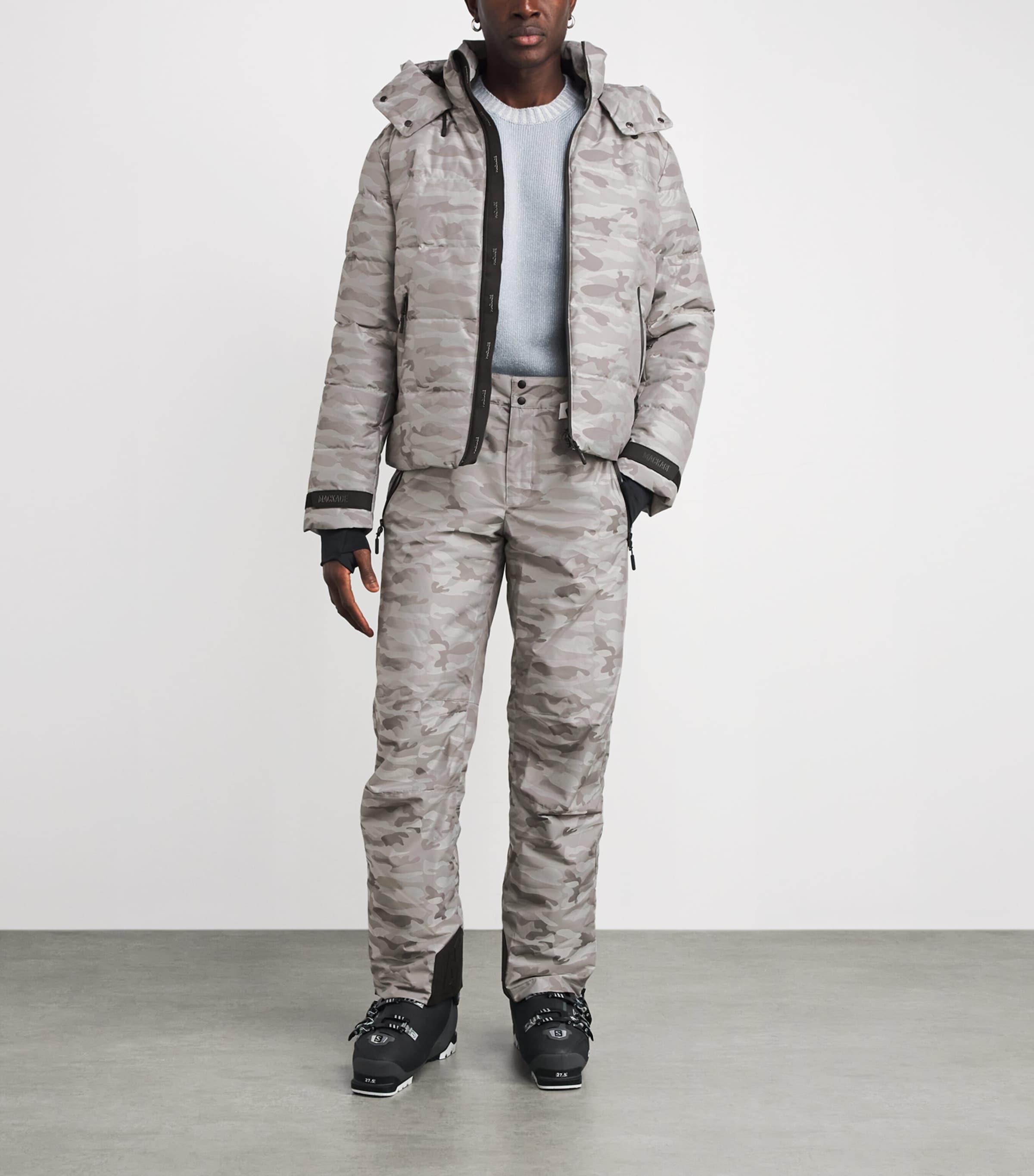 Camouflage Kenyon Ski Trousers C0020 GREY Image 2