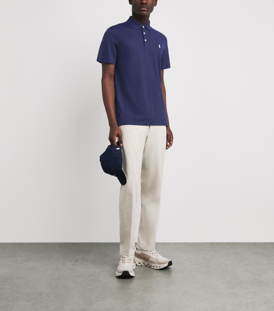 RLX Ralph Lauren Mens Tailored Fit Performance Polo Shirt Refined Navy Image 2