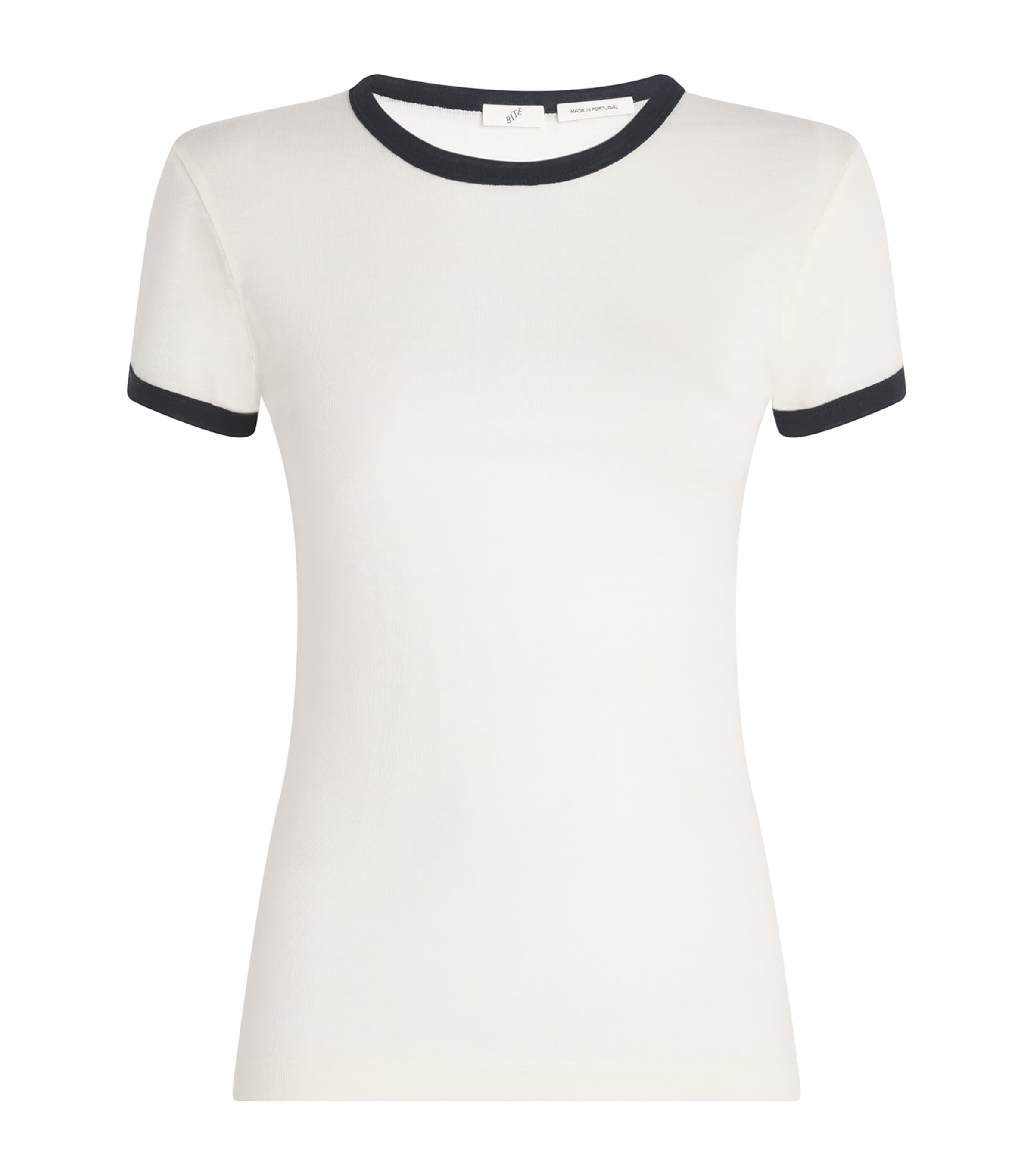 Bite Studios Fine-knit Wool T-shirt In Ivory