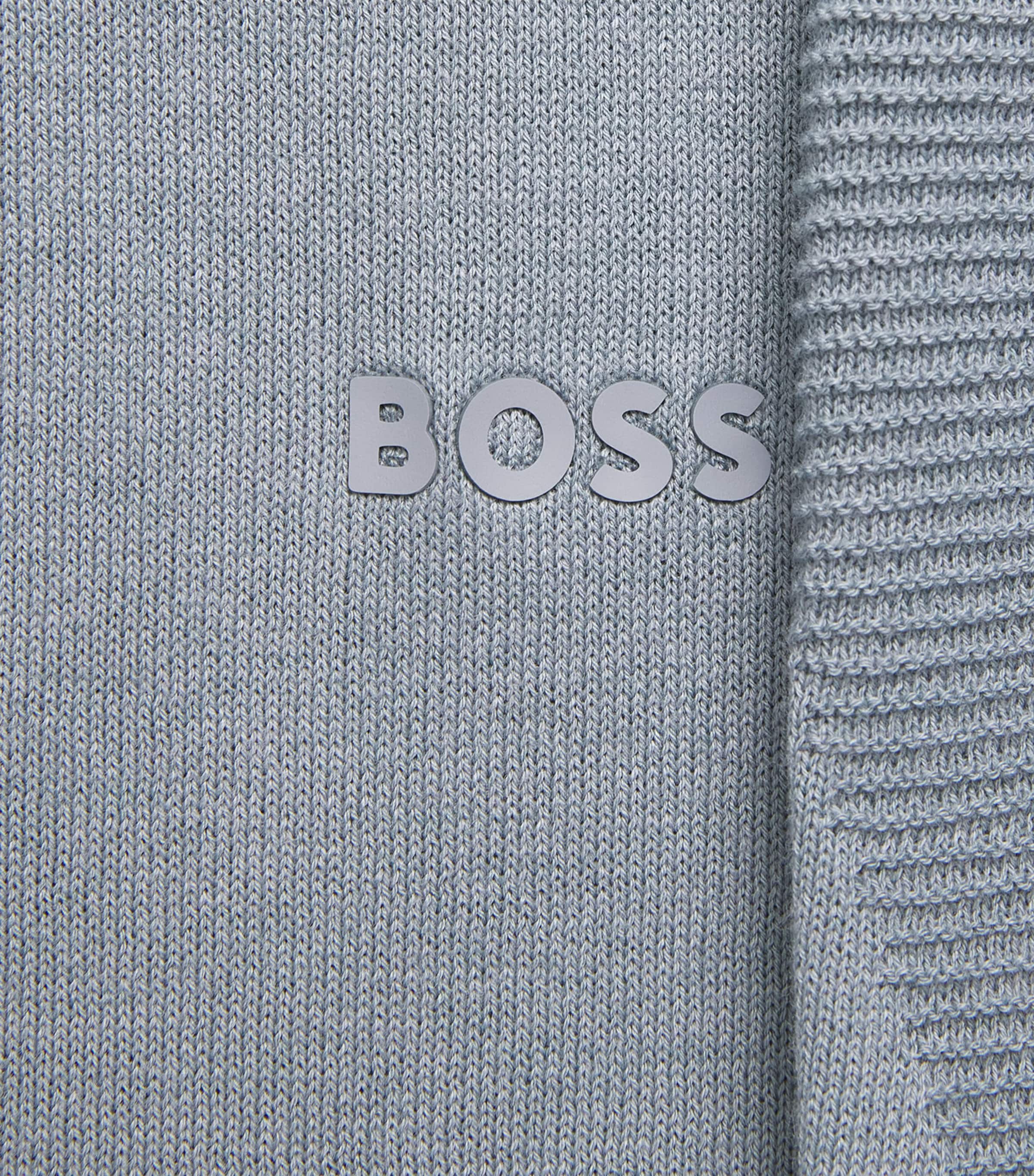 BOSS Mens Momentum Lite Sweatshirt Dark Grey Image 6