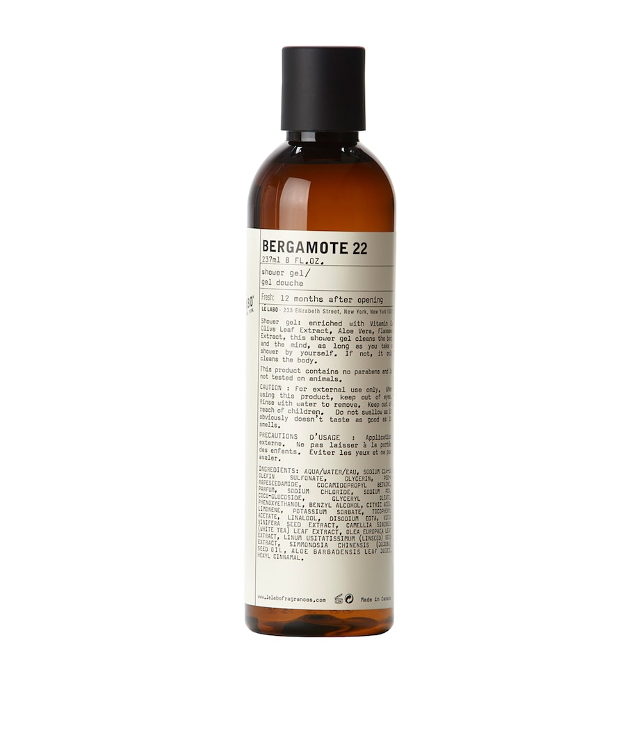 Bergamote 22 Shower Gel (237ml) NO COLOUR Image 1