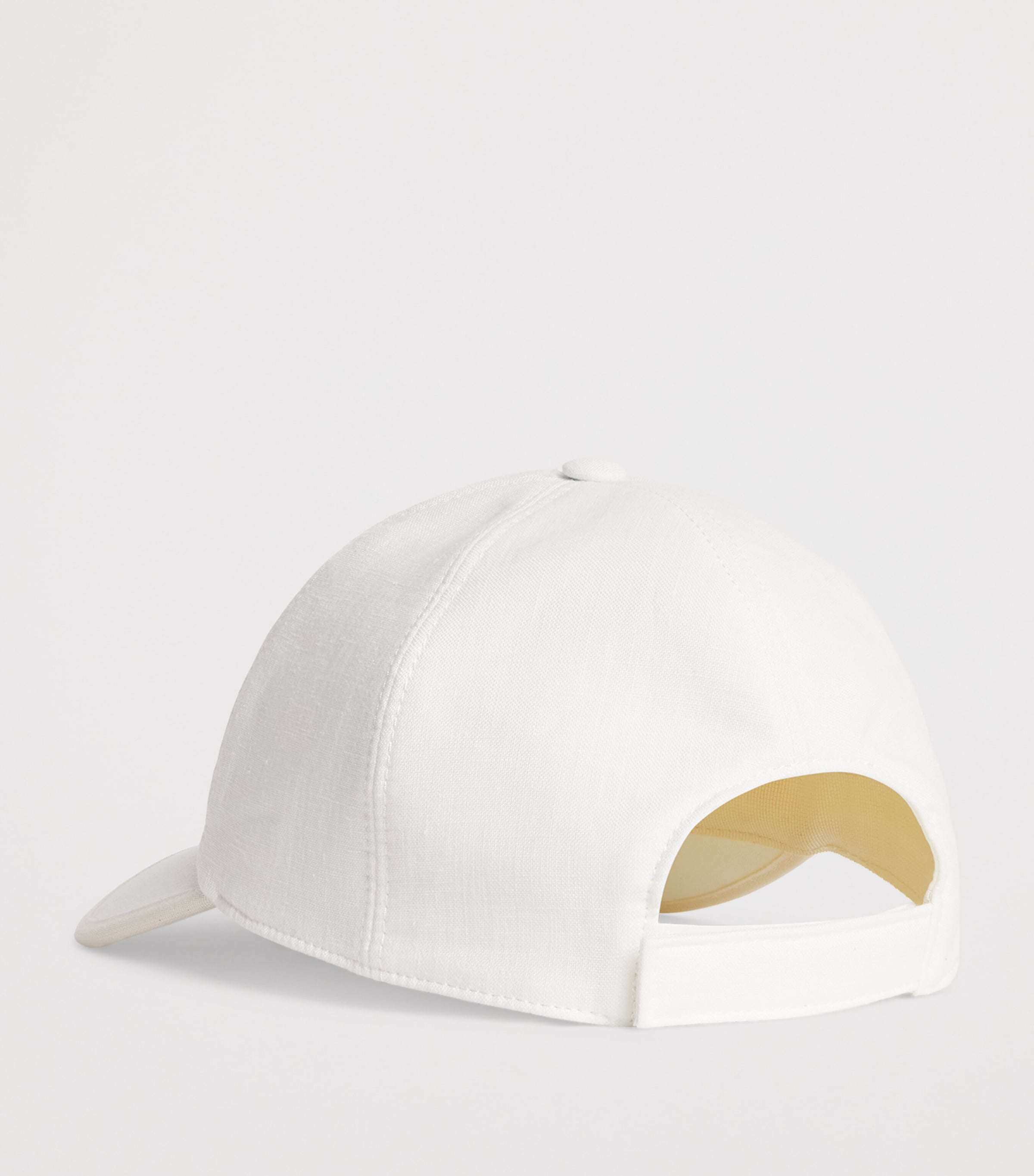 Linen Baseball Cap BIANCO Image 3