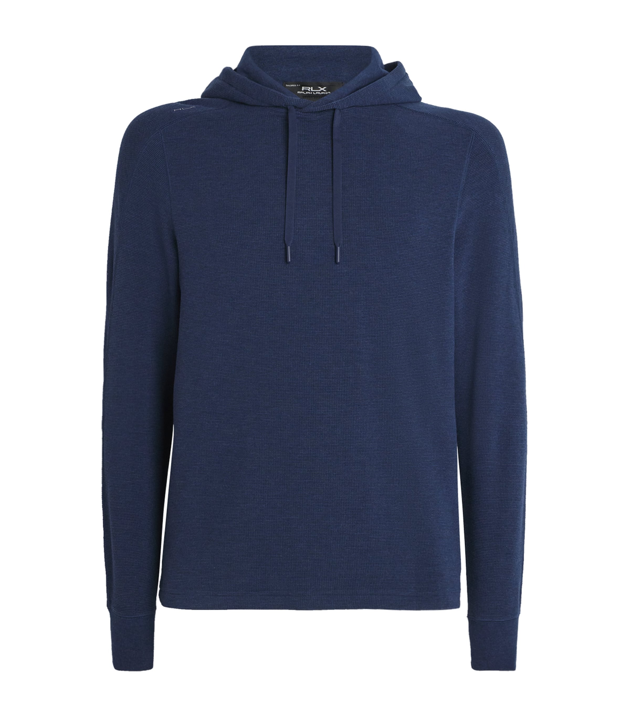 Waffle-Knit Hoodie SPRING NAVY HEATHER Image 1