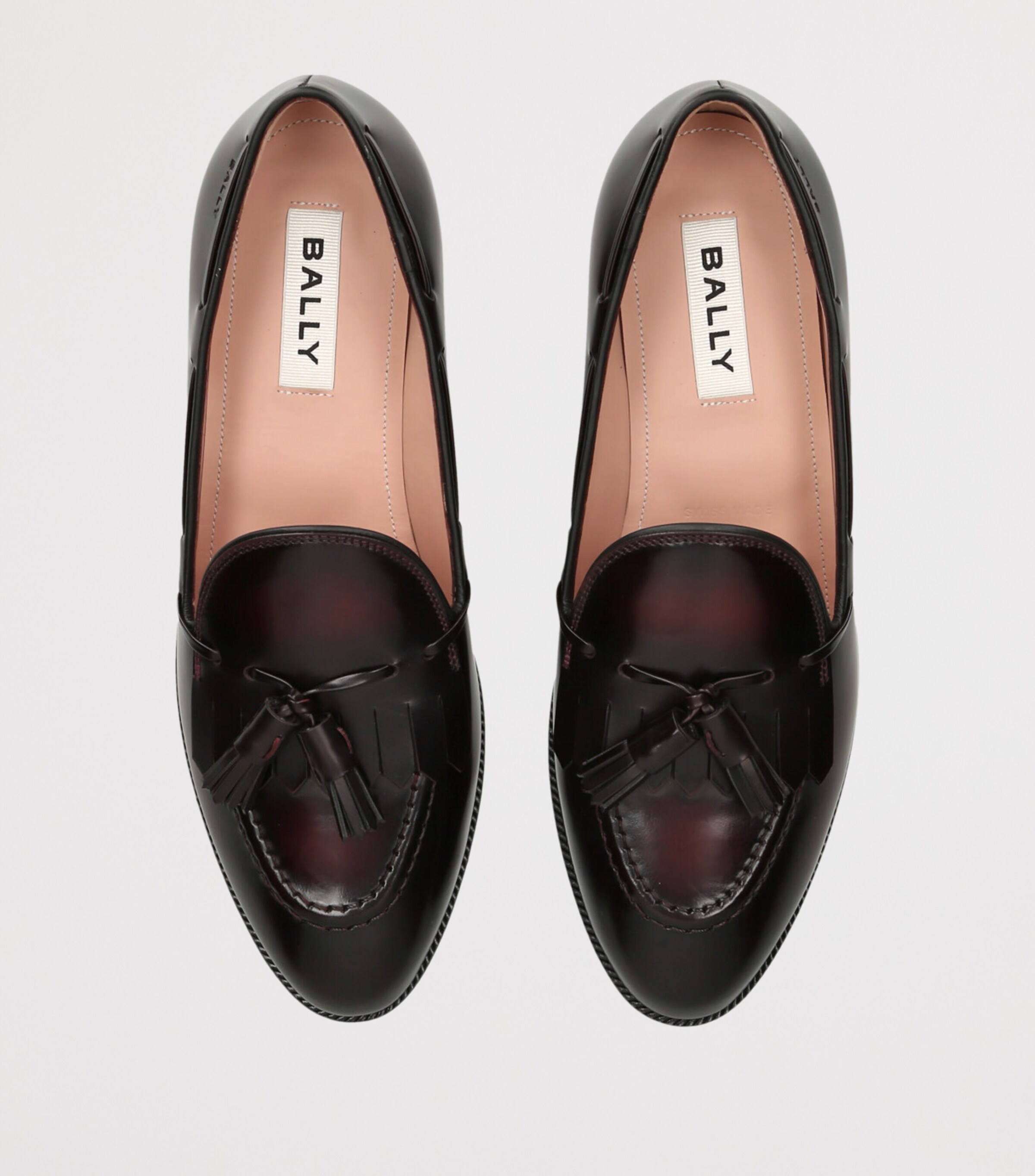 Bally Burgundy Leather Ethon Loafers | Harrods ES