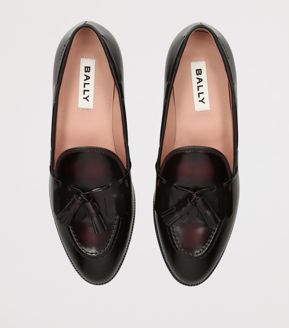 Leather Ethon Loafers WINE Image 4