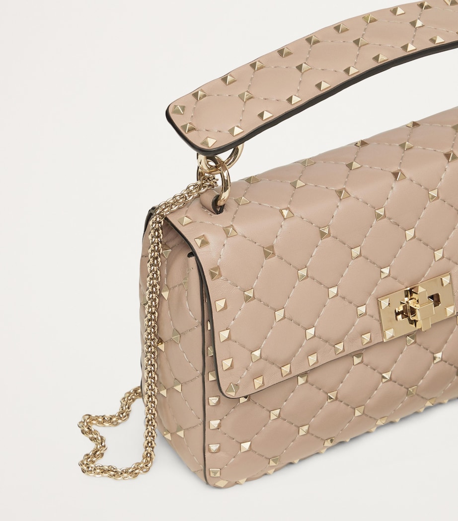 Medium Rockstud Spike Top-Handle Bag P45 Image 7