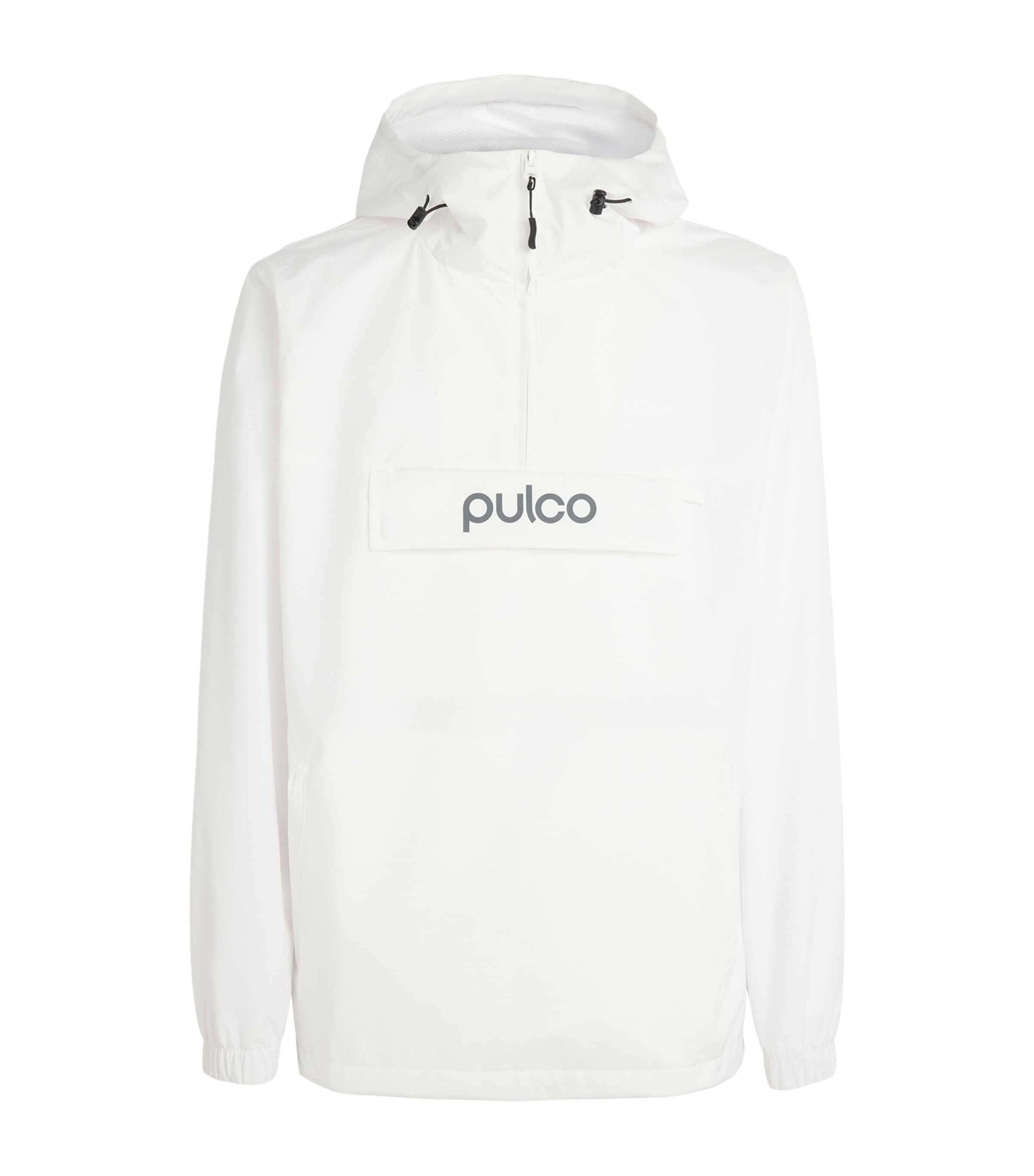 Pulco Studios Mens Water-Resistant Coaches Jacket White Image 1