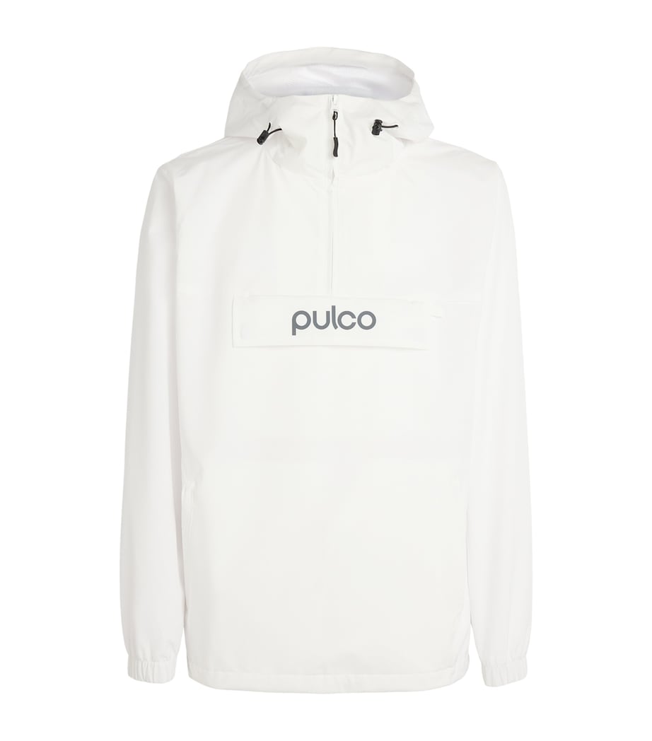 Pulco Studios Mens Water-Resistant Coaches Jacket White Image 1