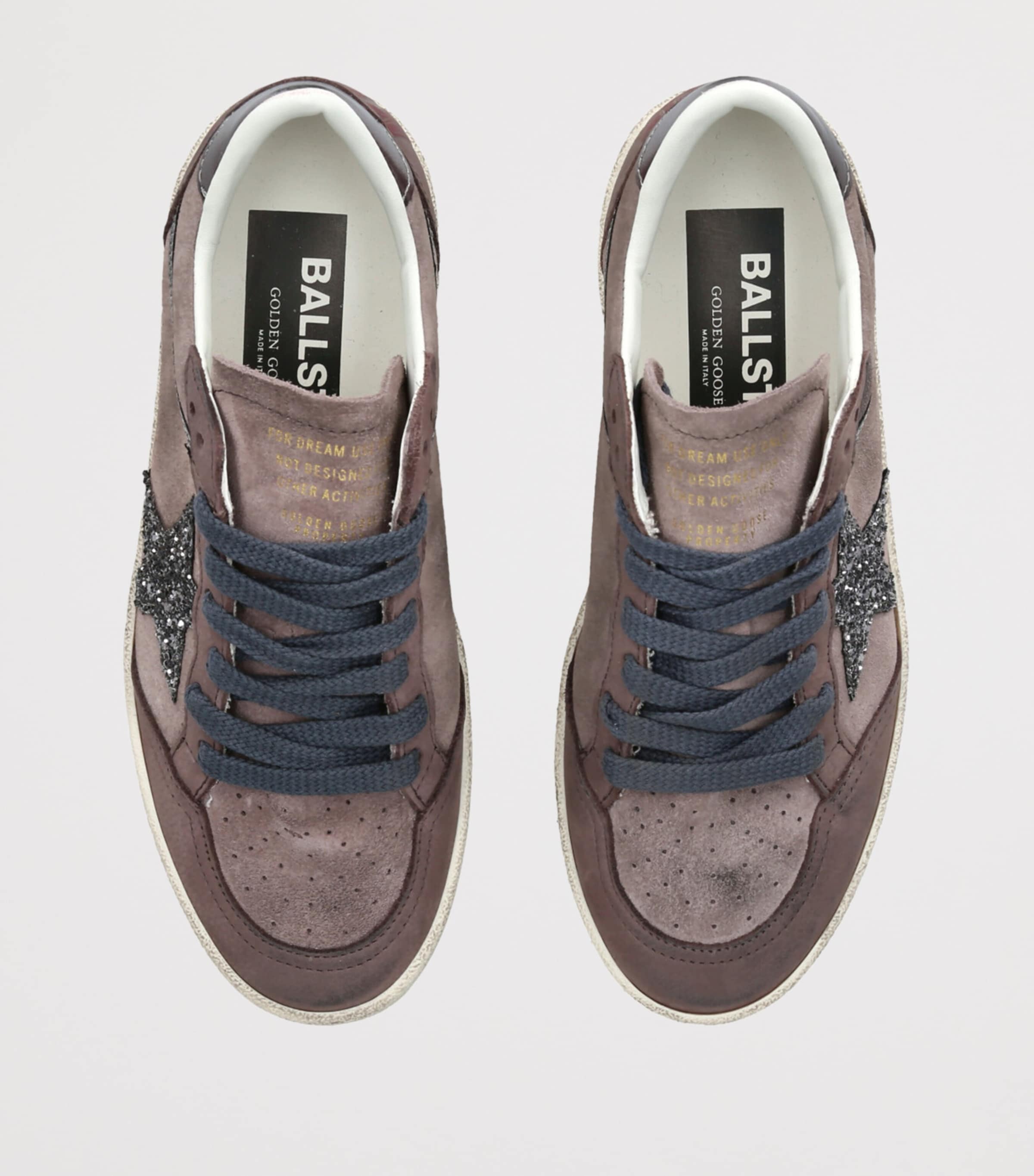 Golden Goose Suede Ball Star Sneakers Purple Image 4