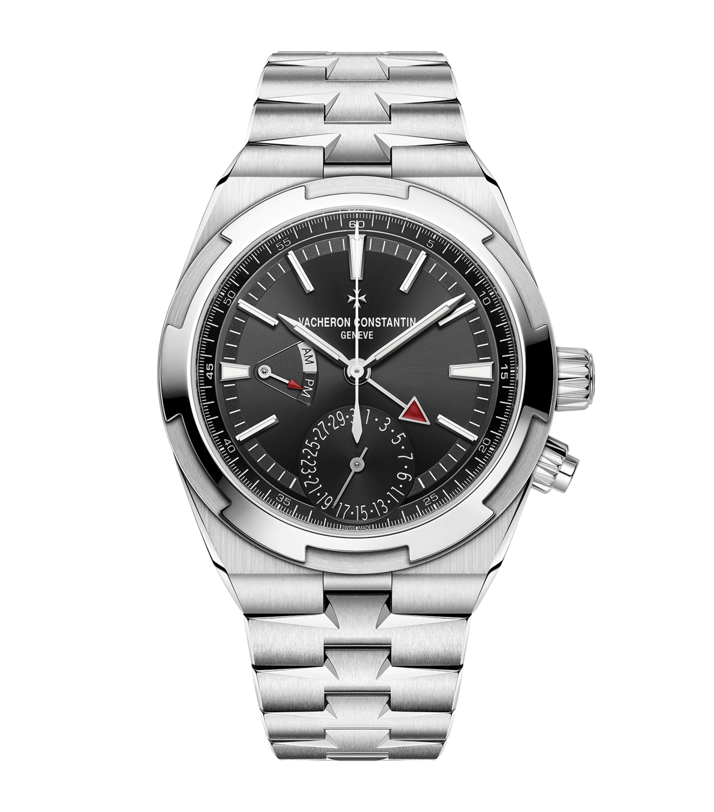 Vacheron Constantin Stainless Steel Overseas Dual Time Watch 41mm Stainless Steel Image 1