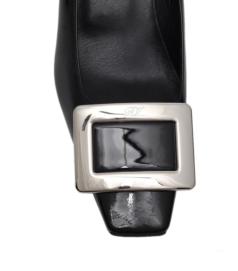 Patent Decolleté Belle Vivier Pumps 45 BLACK Image 3