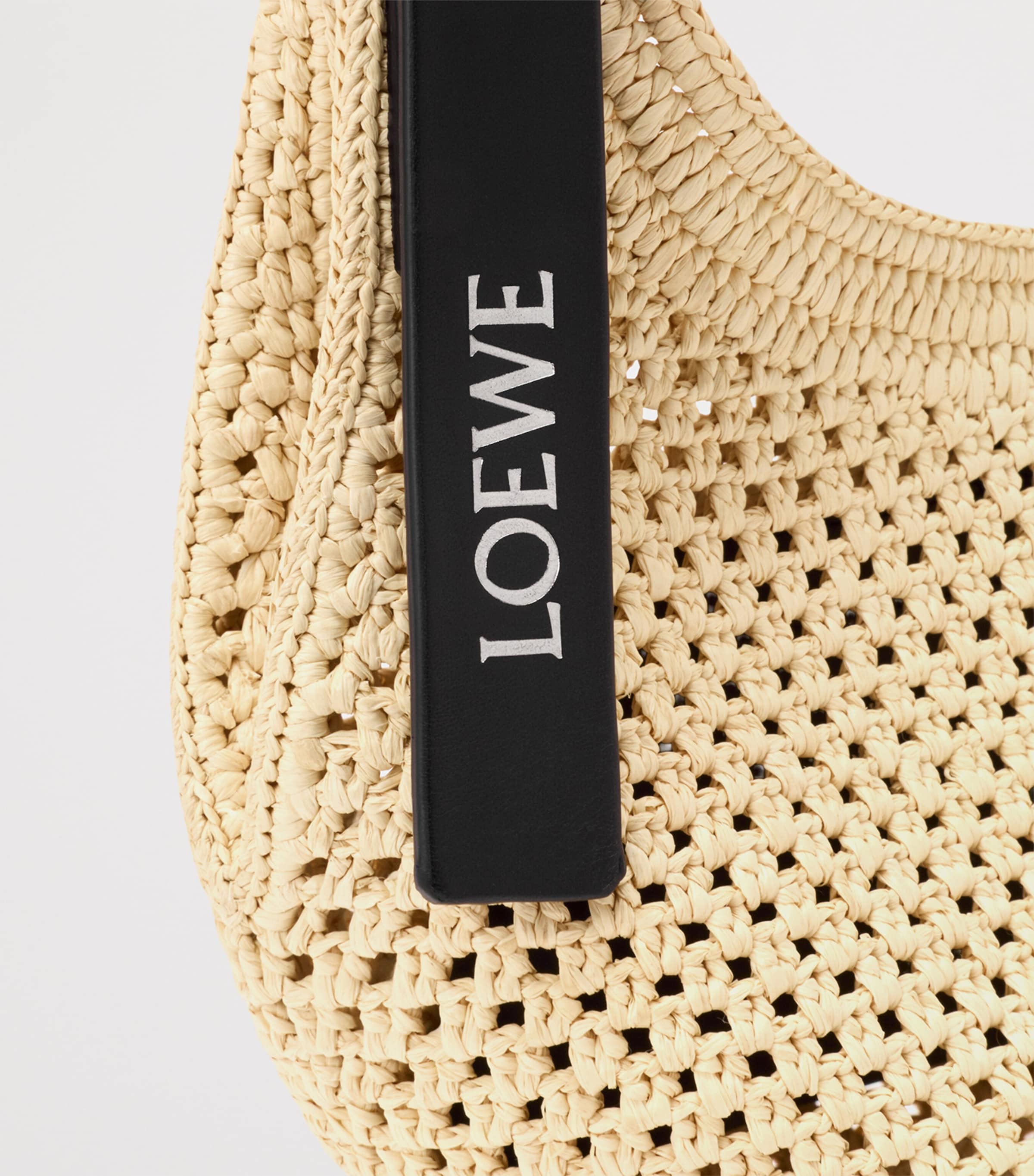 LOEWE x Paula's Ibiza Mini Punch-Hole Cross-Body Bag Natural/black Image 6