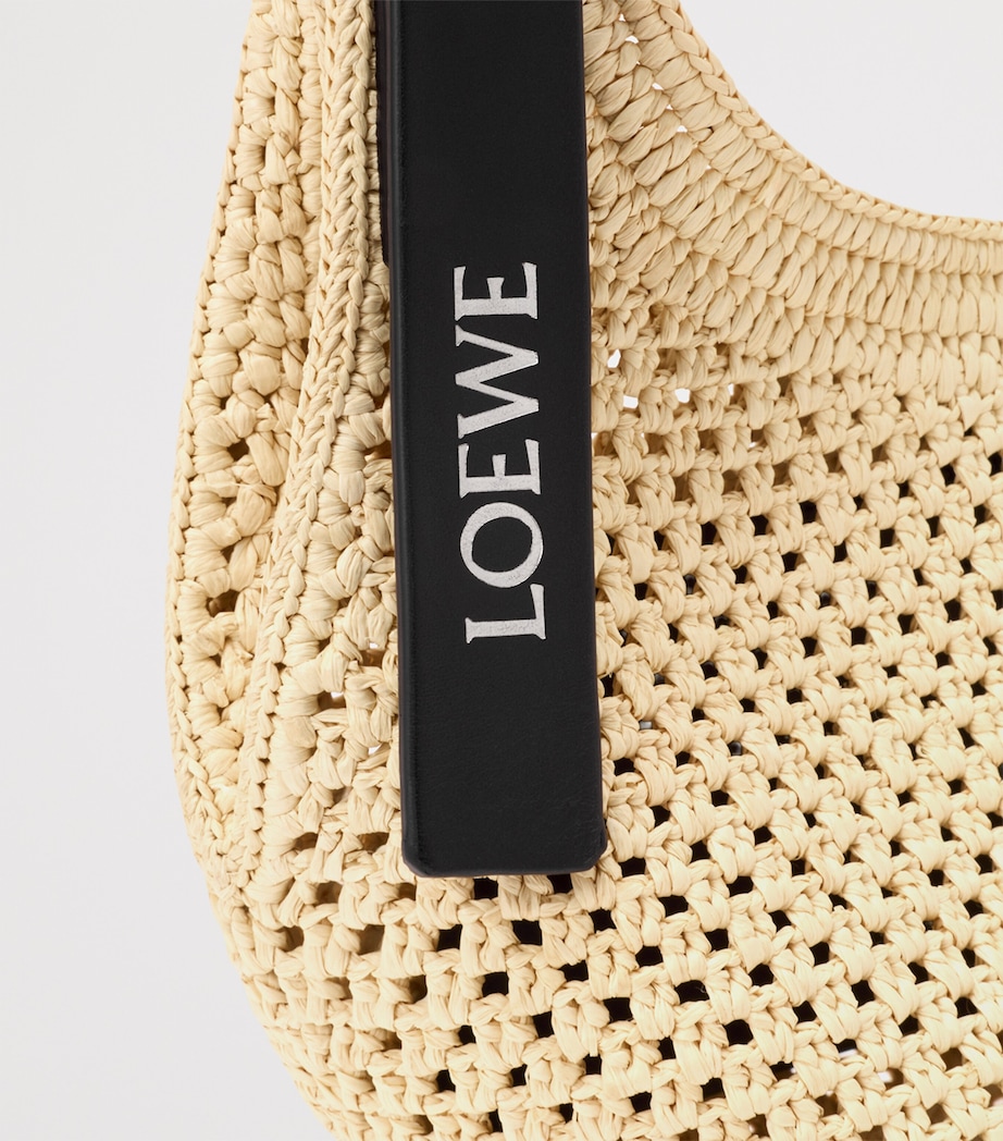 LOEWE x Paula's Ibiza Mini Punch-Hole Cross-Body Bag Natural/black Image 6