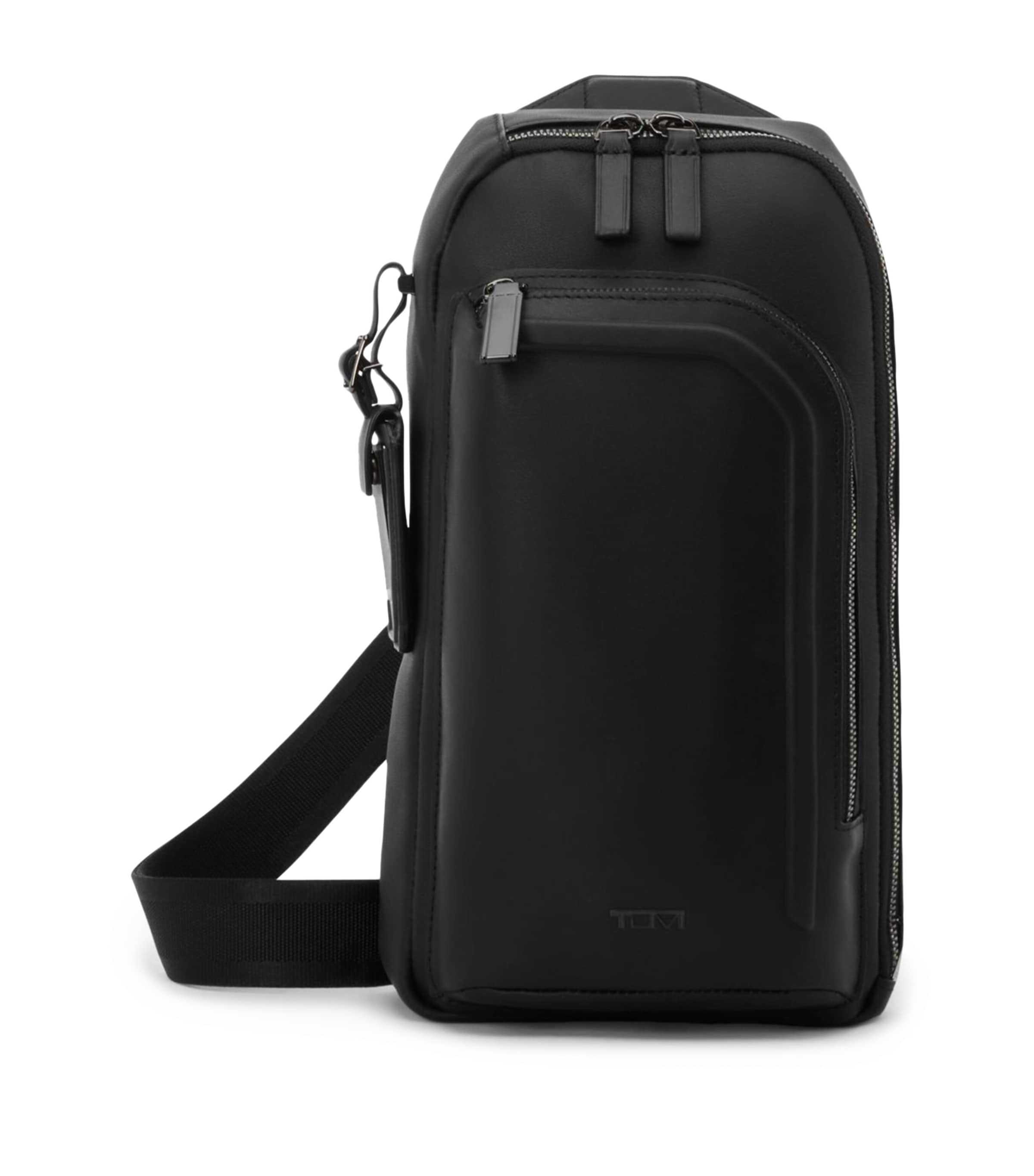 Tumi Leather Harrison Cross-body Bag In Black
