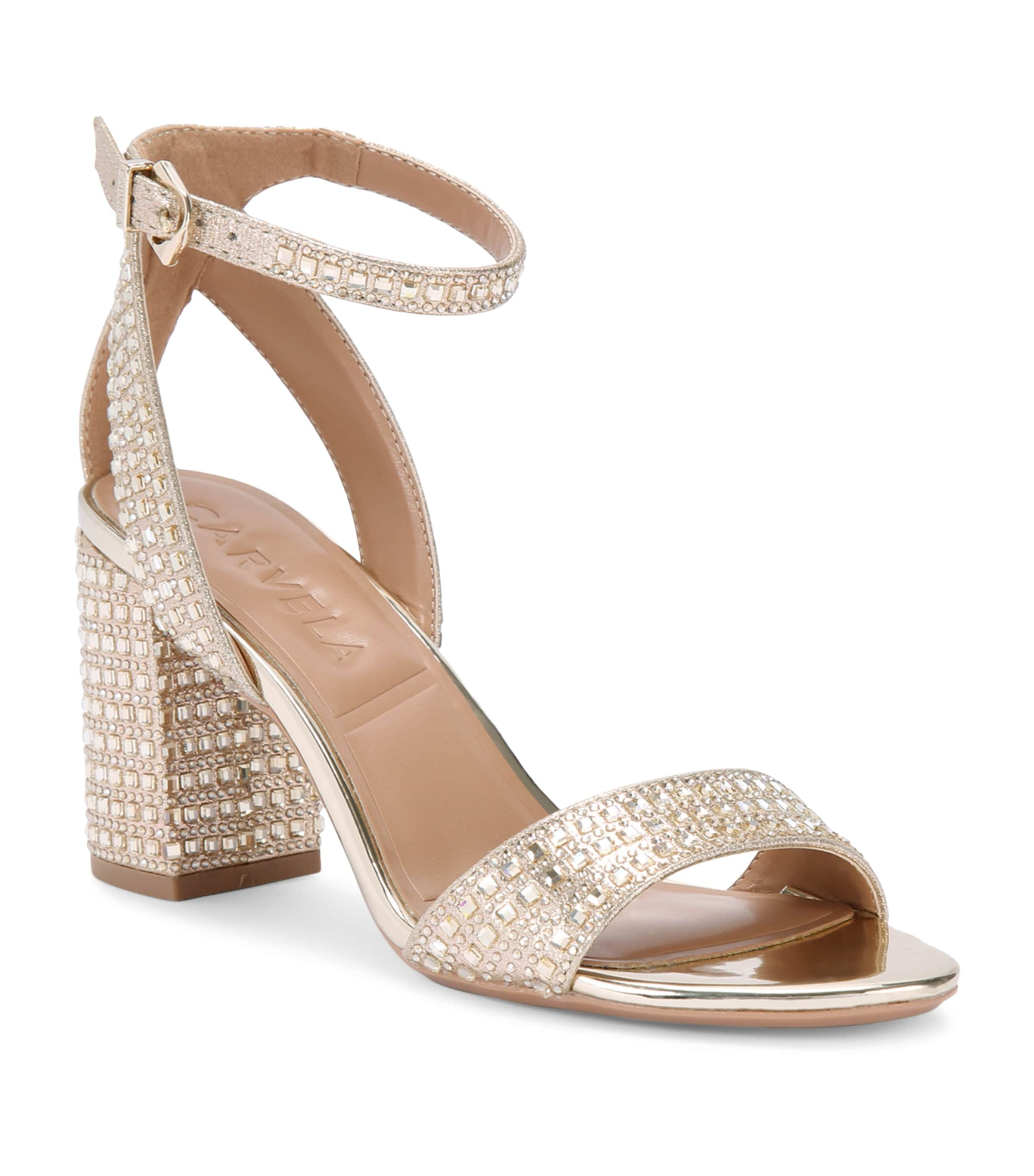 Carvela Kianni Heeled Sandals 80 In Gold