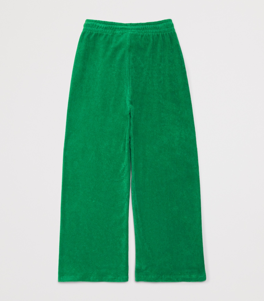 Mini Rodini Cotton Terry Table Tennis Patch Sweatpants (3-11 Years) Image 2