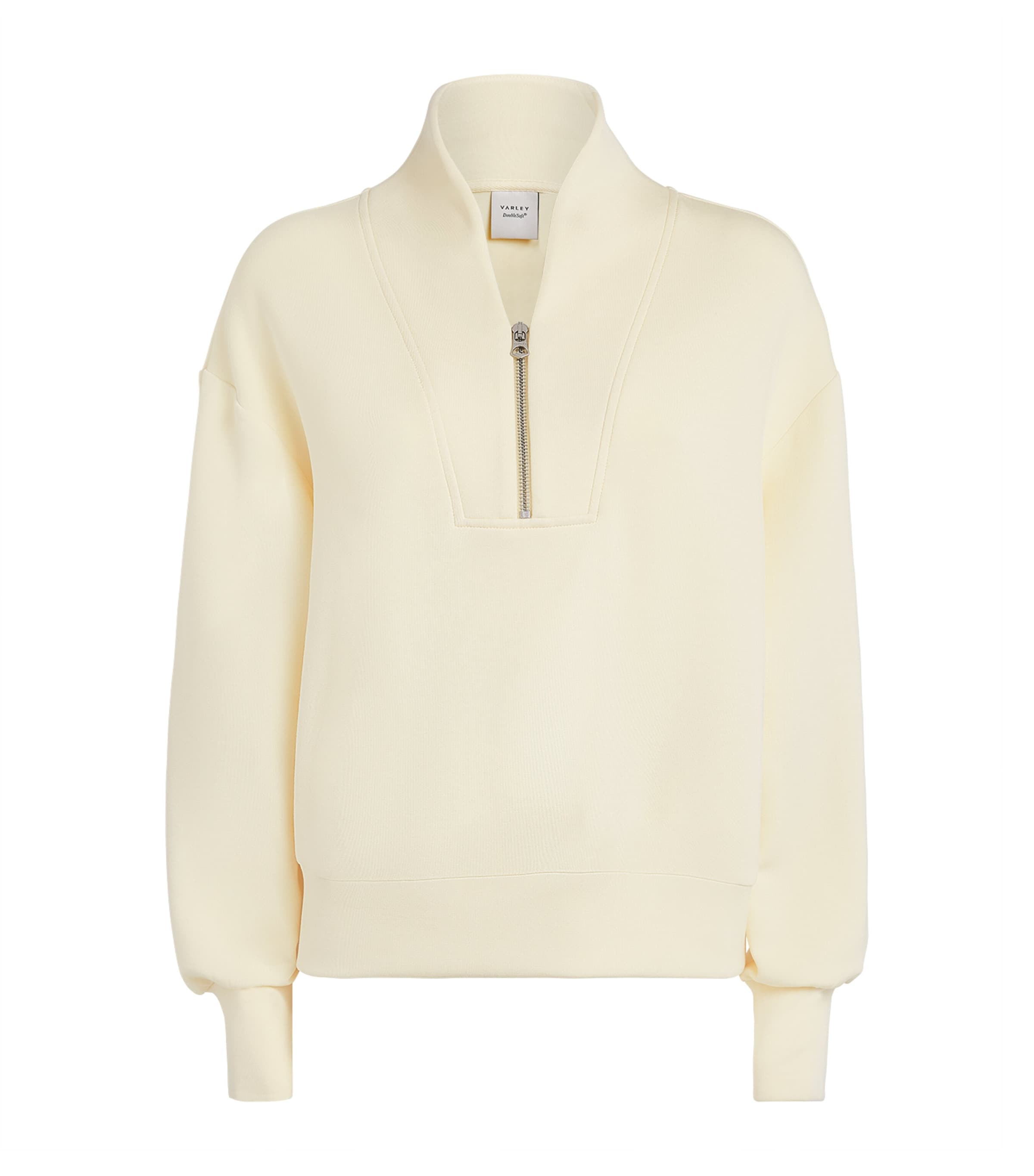 Varley Womens Davidson Quarter-Zip Sweatshirt Anise Flower Image 1