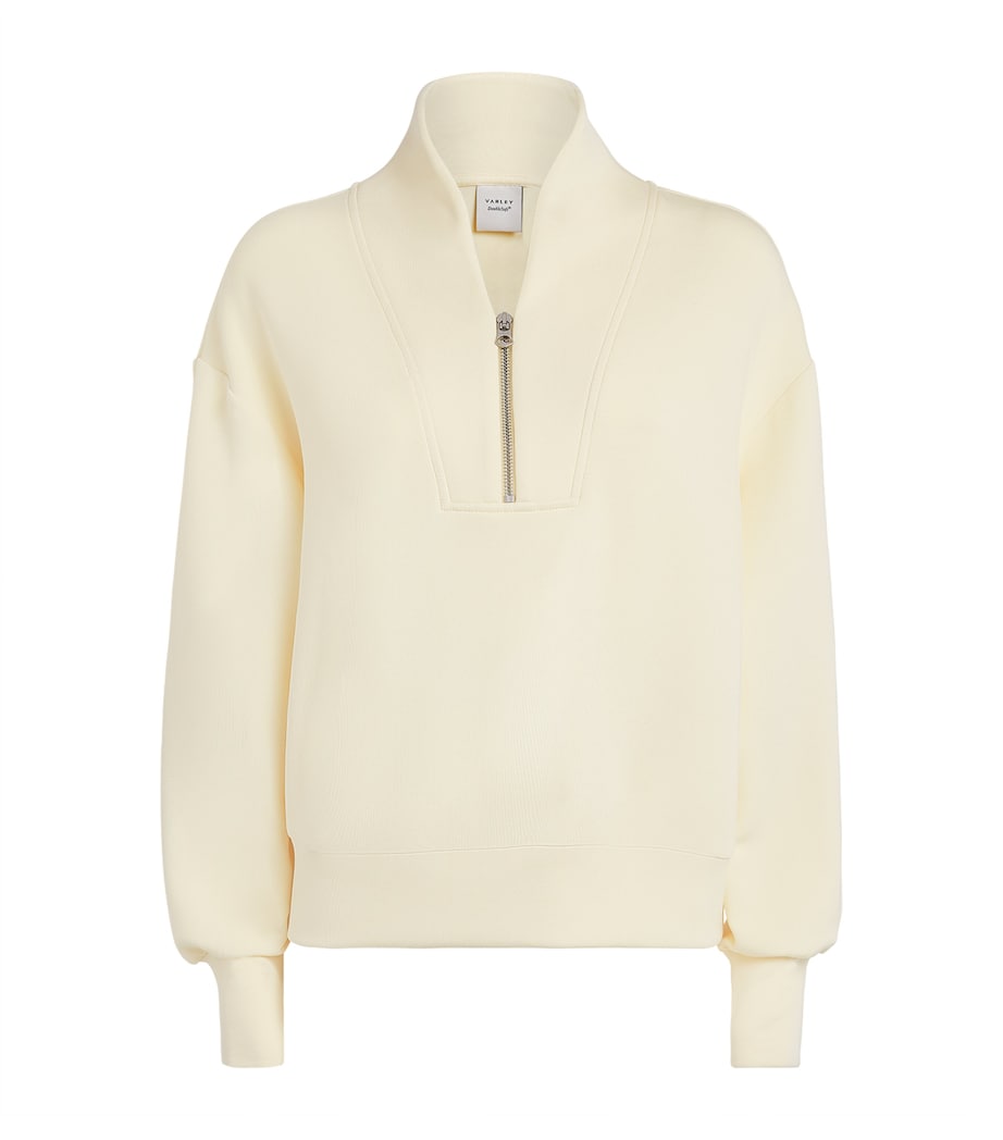 Varley Womens Davidson Quarter-Zip Sweatshirt Anise Flower Image 1