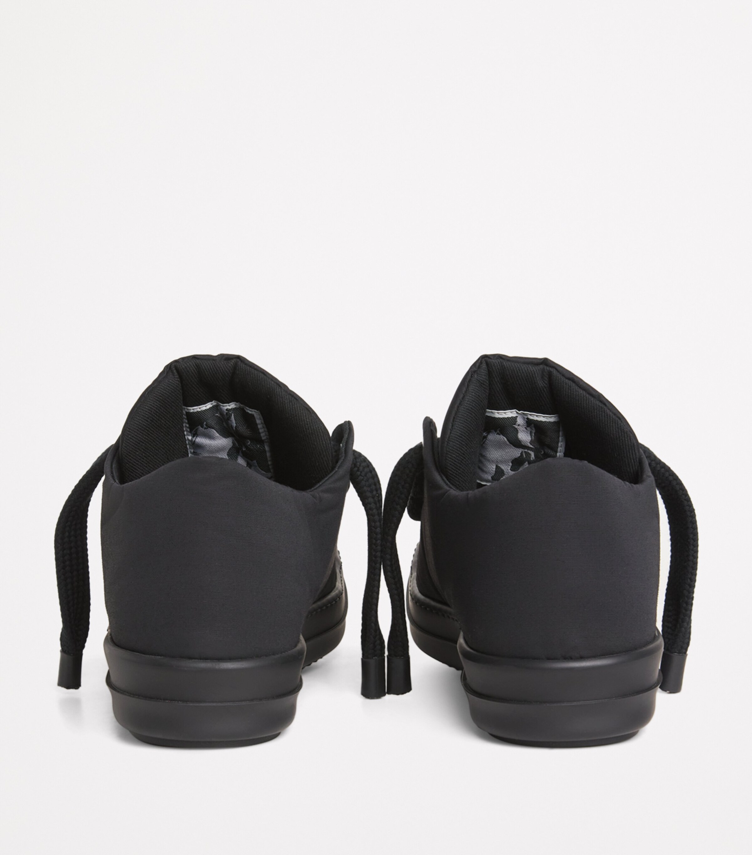 Rick Owens Jumbo-Lace Sneakers Black / Milk Image 4