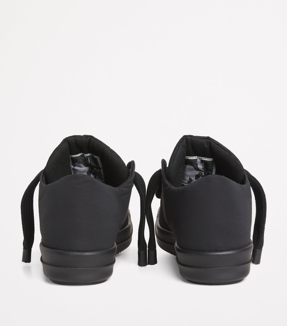 Rick Owens Jumbo-Lace Sneakers Black / Milk Image 4