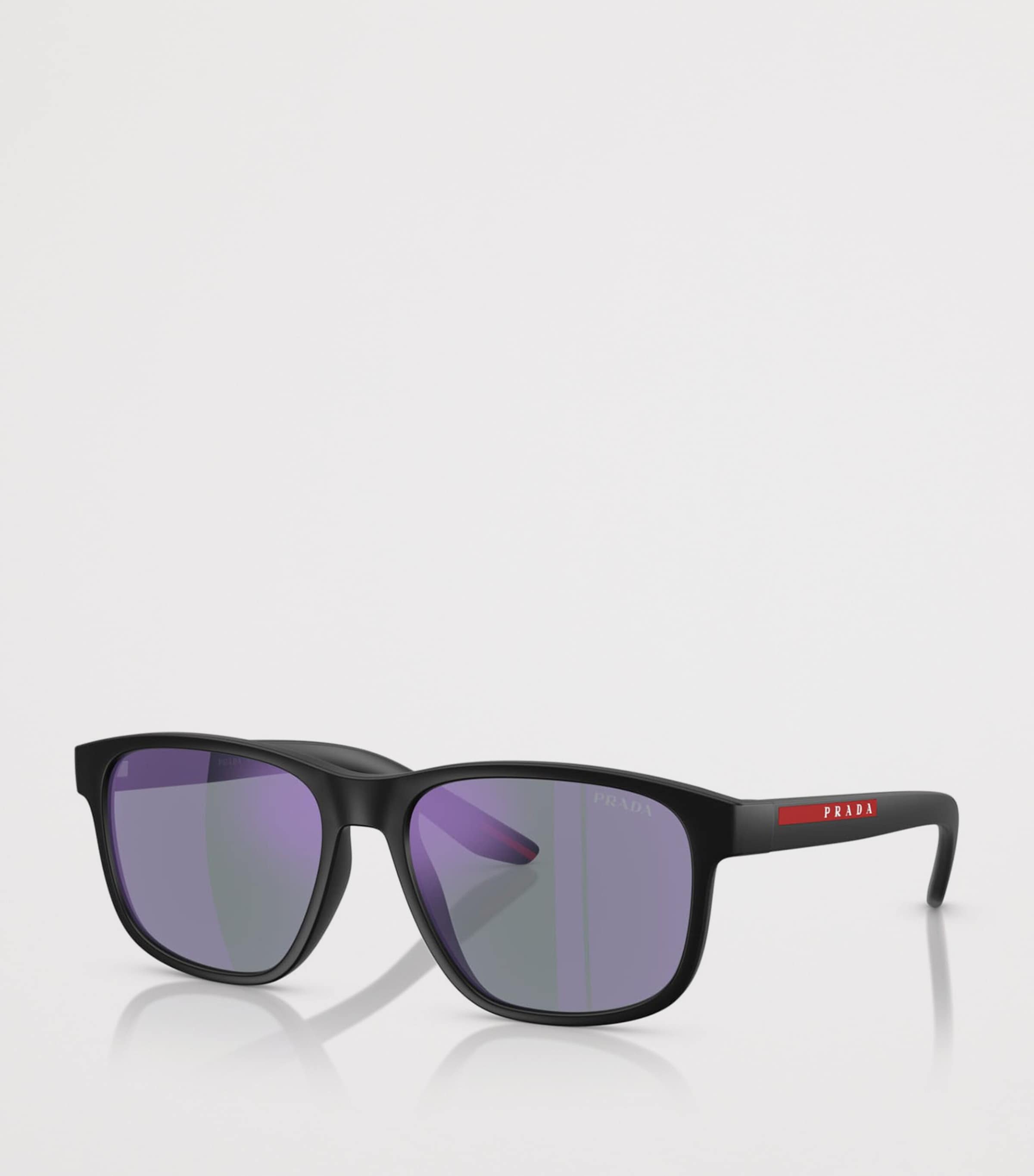 Prada Linea Rossa Injected Pillow Sunglasses Black Image 2