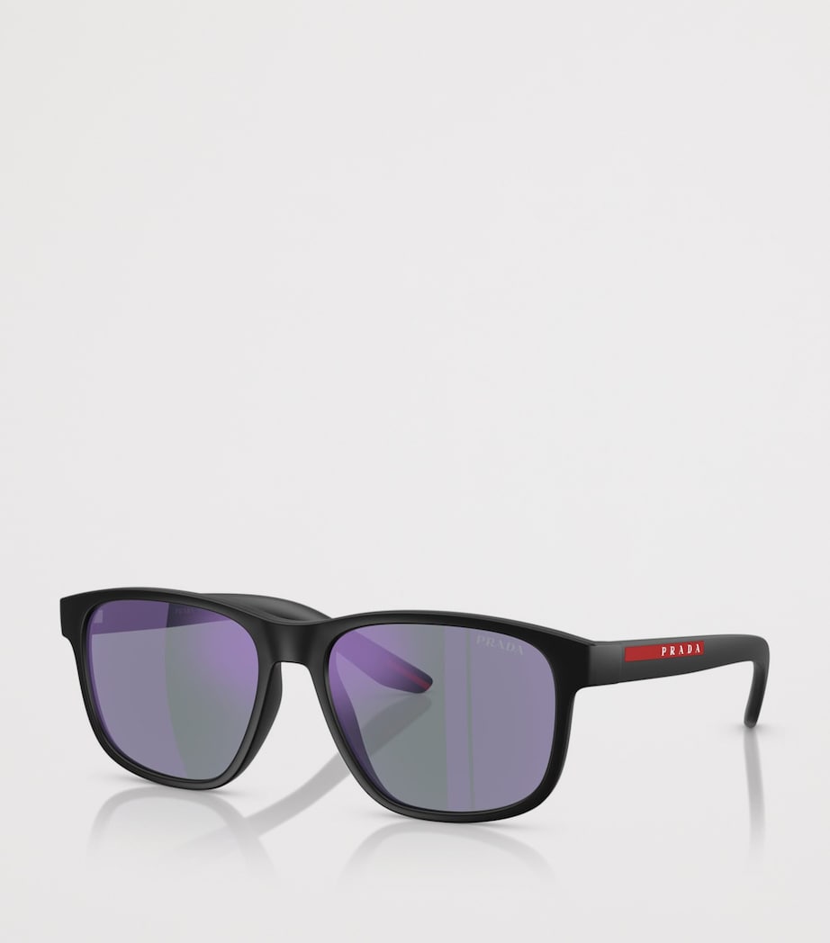Prada Linea Rossa Injected Pillow Sunglasses Black Image 2