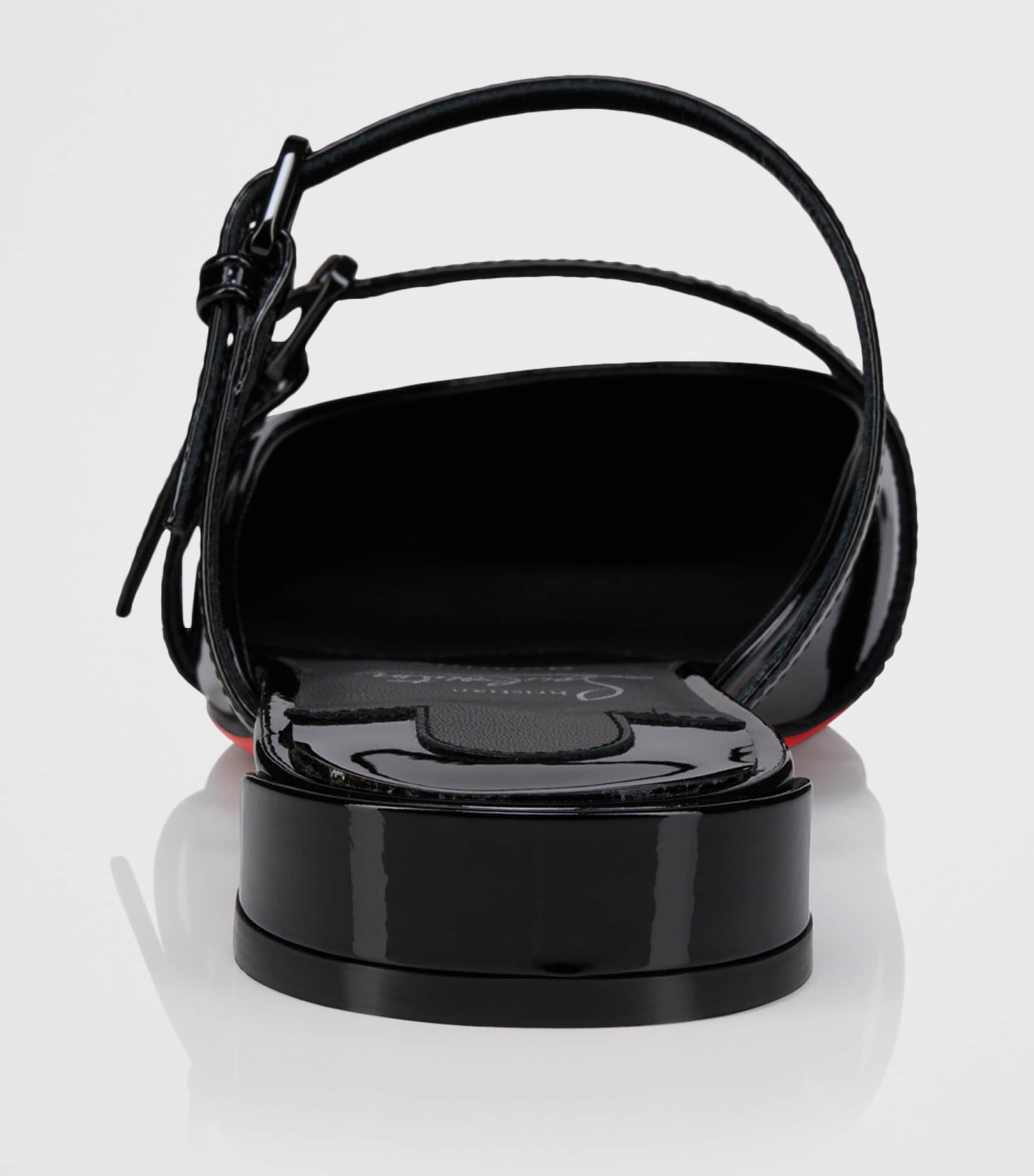 Jane Nina Patent Leather Flat Mules B439 Image 4