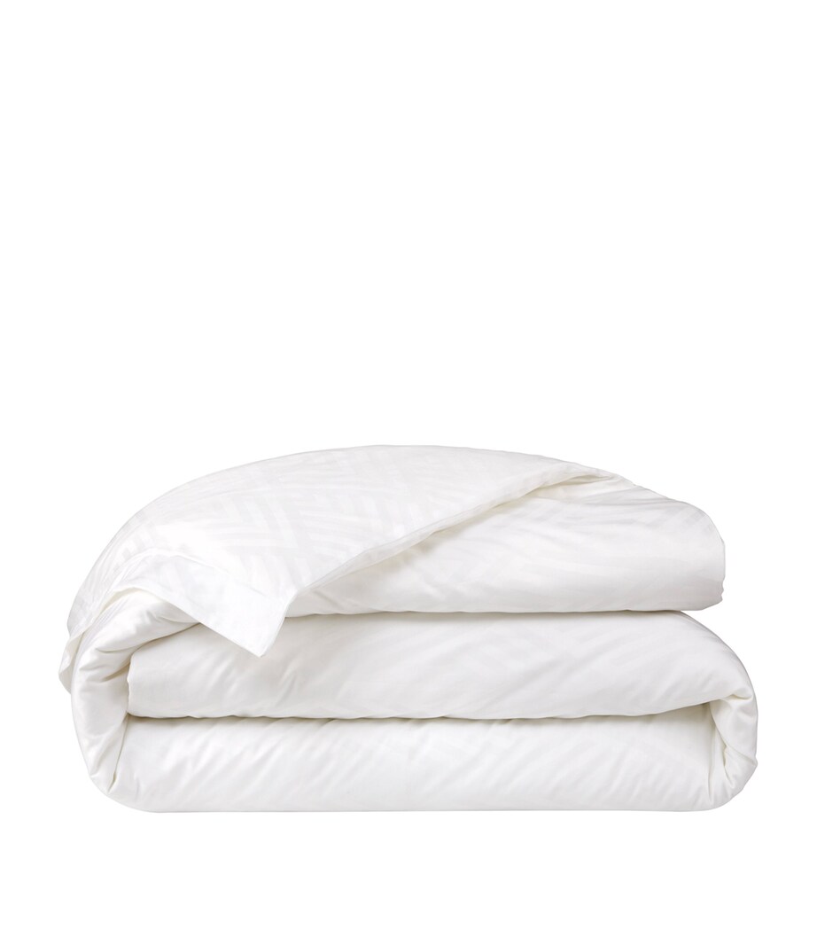 Ralph Lauren Home Penthouse White Single Duvet Cover (140cm x 200cm) White Image 4