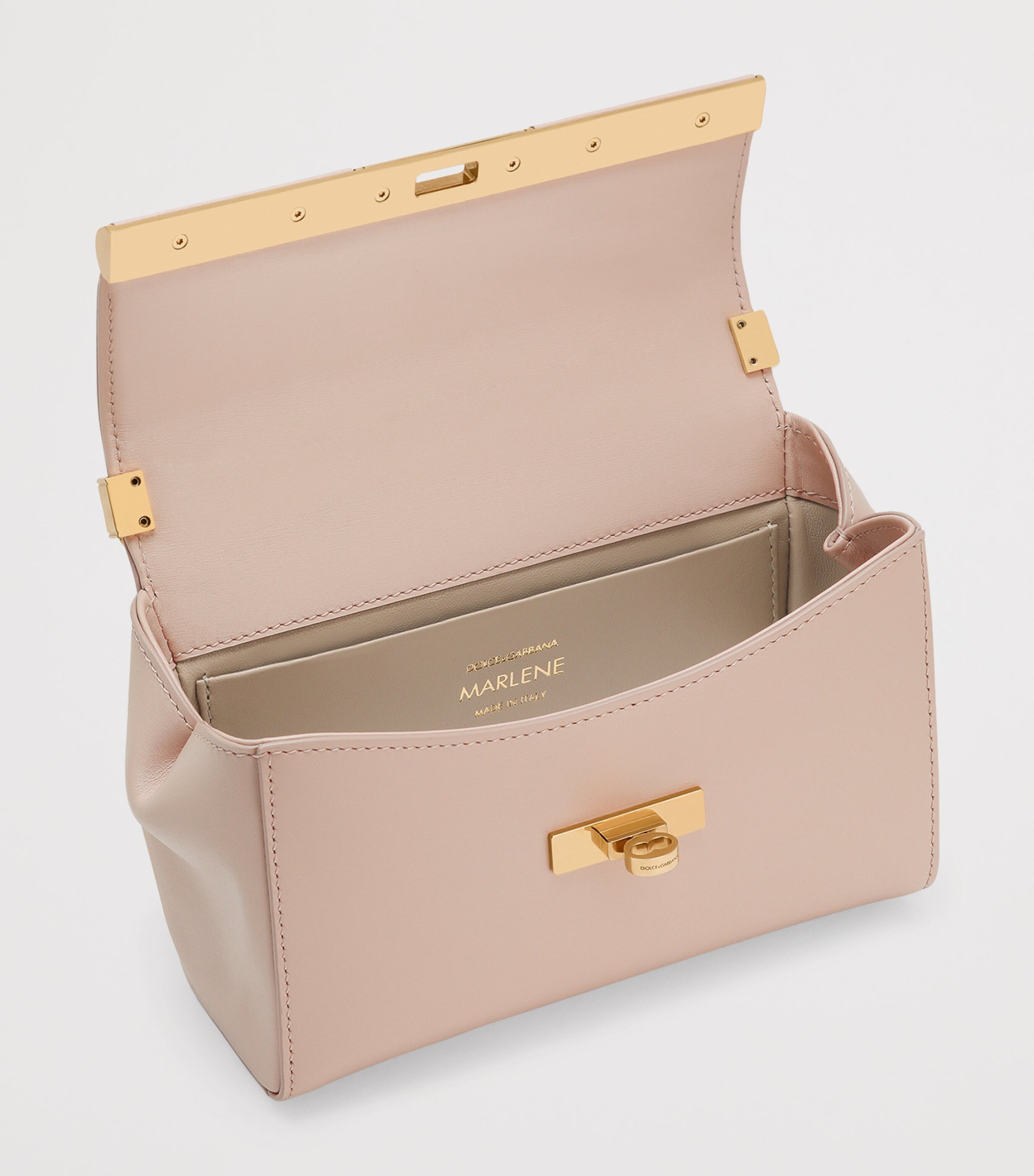 Calfskin Marlene Shoulder Bag 80095-NUDE 1 Image 4