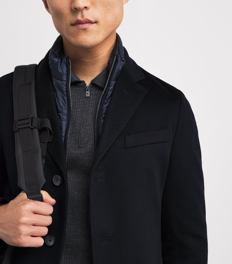 Cashmere Insert-Detail Blazer 9290 DARK NAVY Image 6