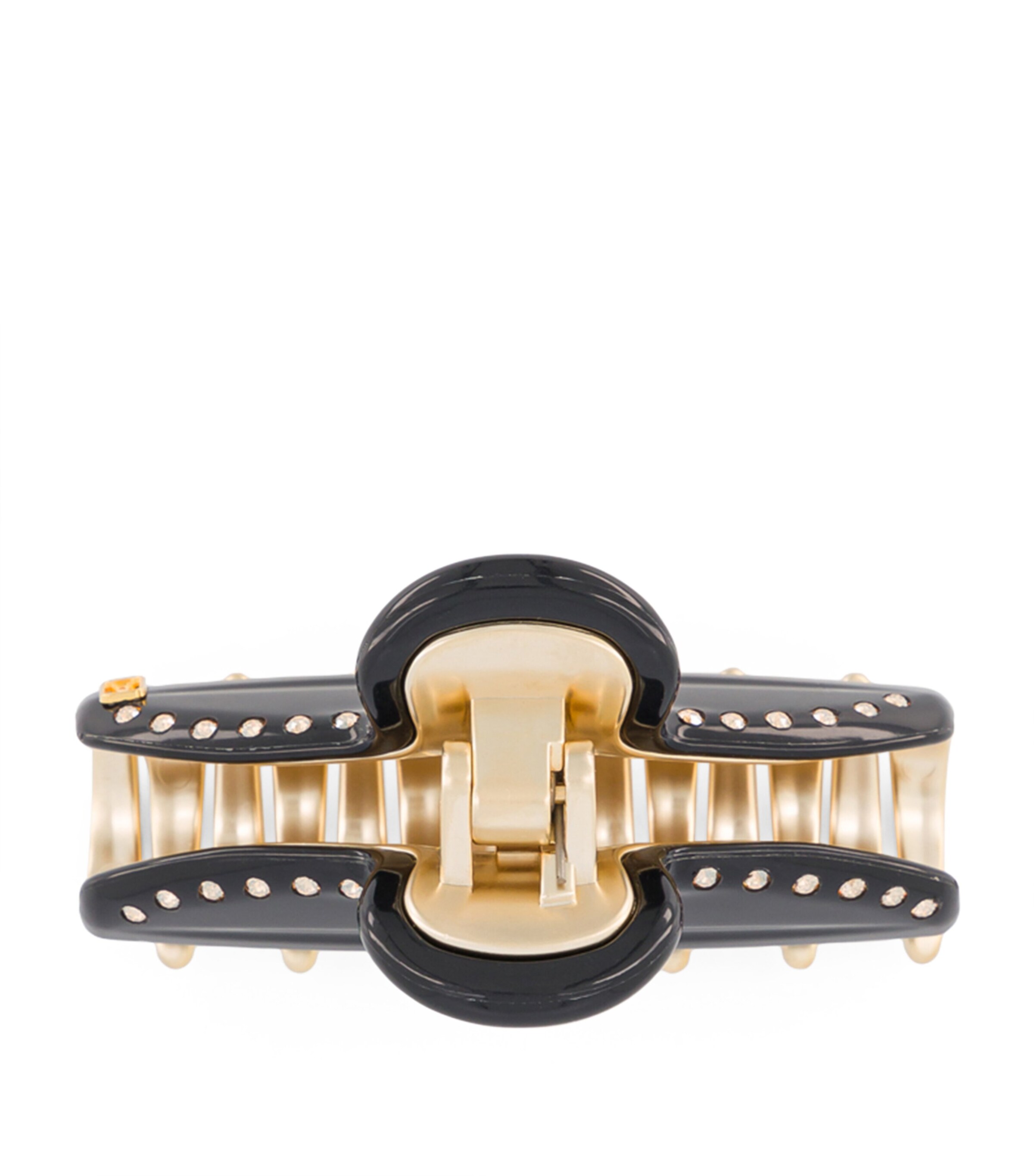 Gold-Plated Claw Hair Clip N3- NOIR B/OR Image 3