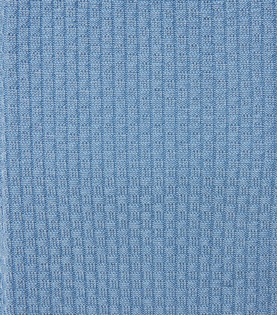 Falke Mens Cotton-Blend Tiago Special Socks Sky Blue Image 2