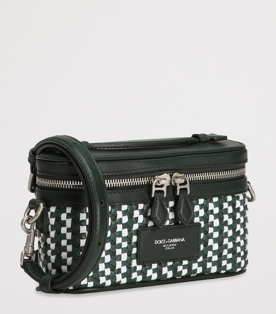 Leather Vanity Bag 8S667-BIANCO/VERDONE Image 5