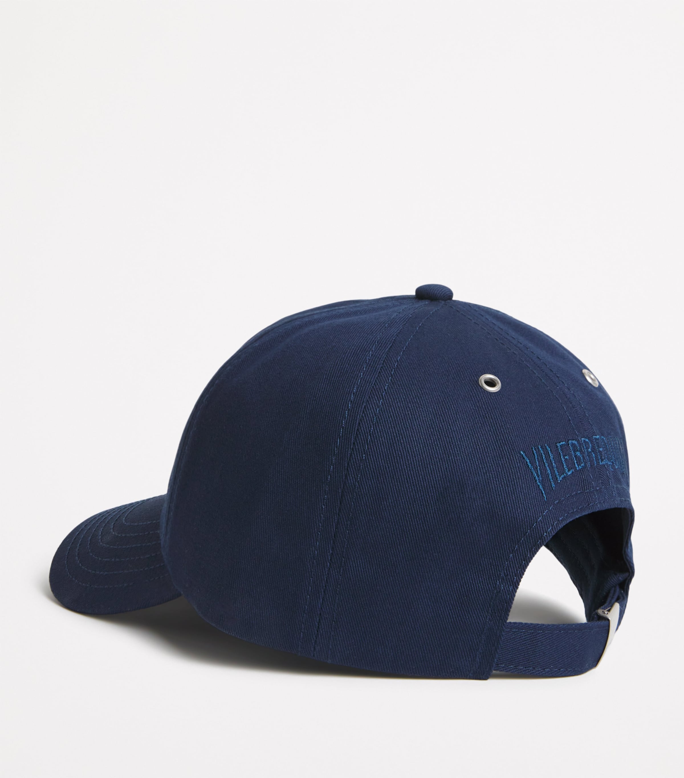 Embroidered Turtle Baseball Cap 390 BLEU MARINE Image 3