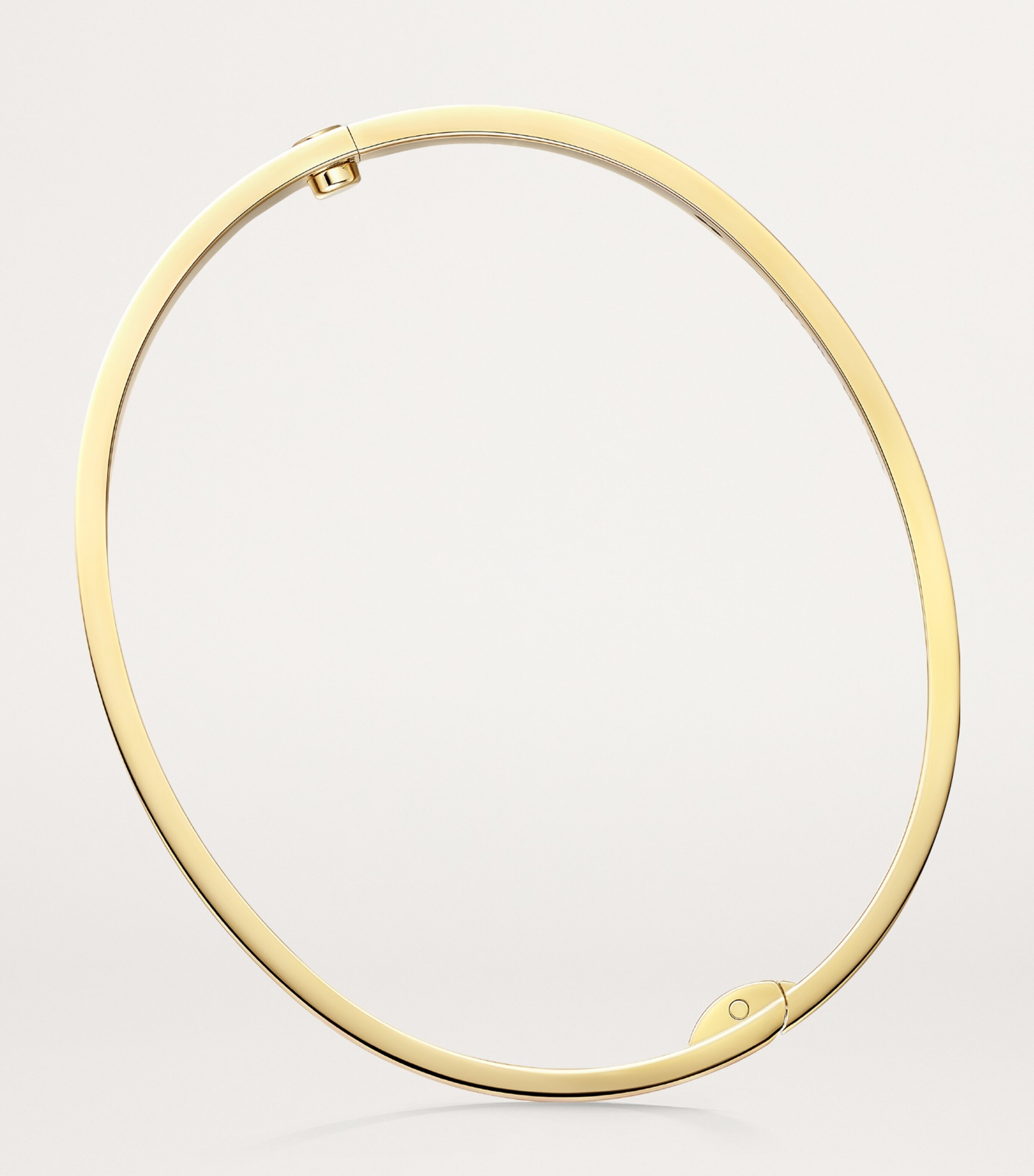 Yellow Gold and Diamond LOVE Bracelet YELLOW GOLD Image 7