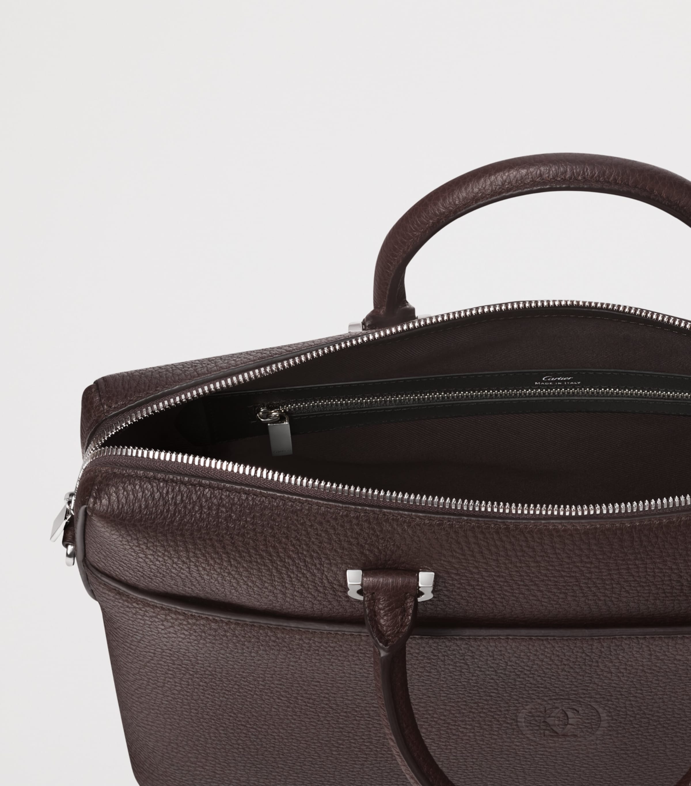 Cartier Leather Must de Cartier Briefcase Brown Image 4