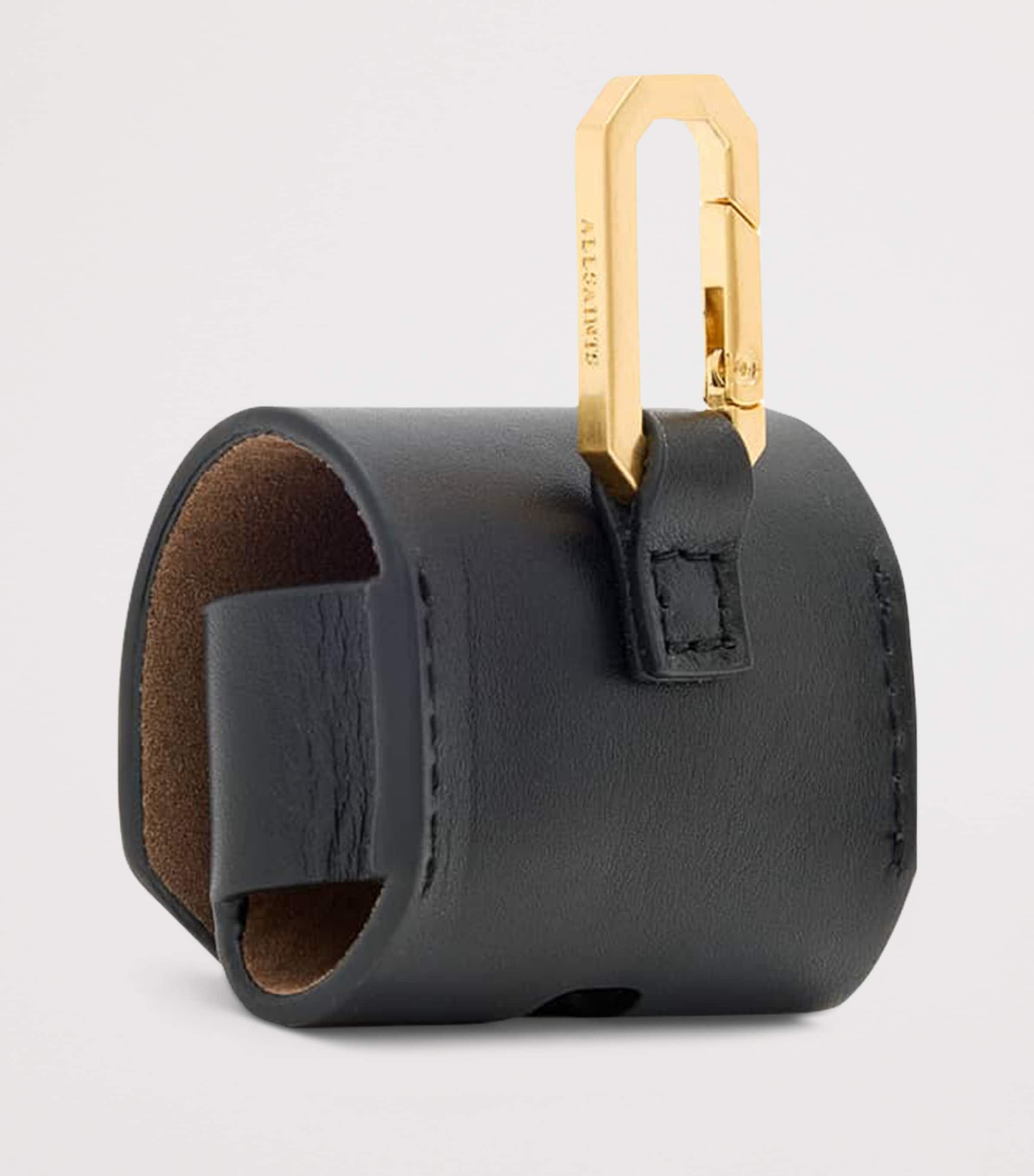 Leather Hex AirPods Case BLACK Image 4
